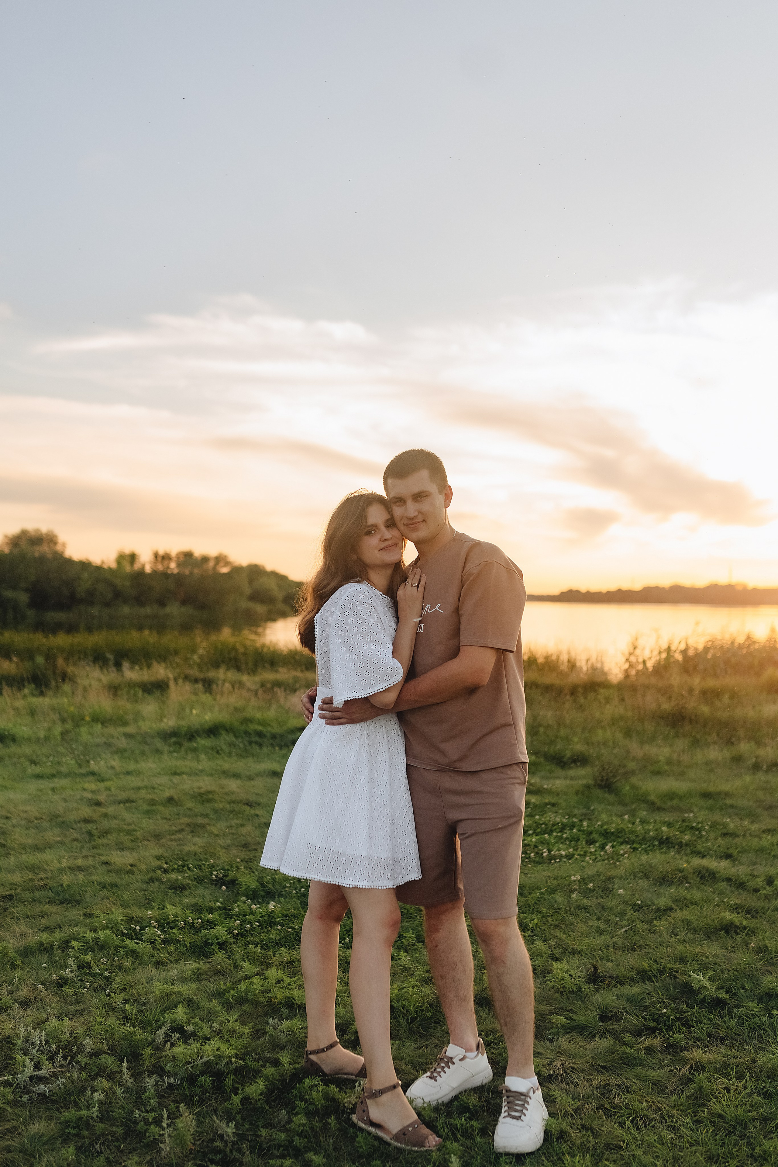 Светлана, Сергей и Женя | Семейная съемка на закате. Фотограф Карина Шмулёва. Воронеж и область