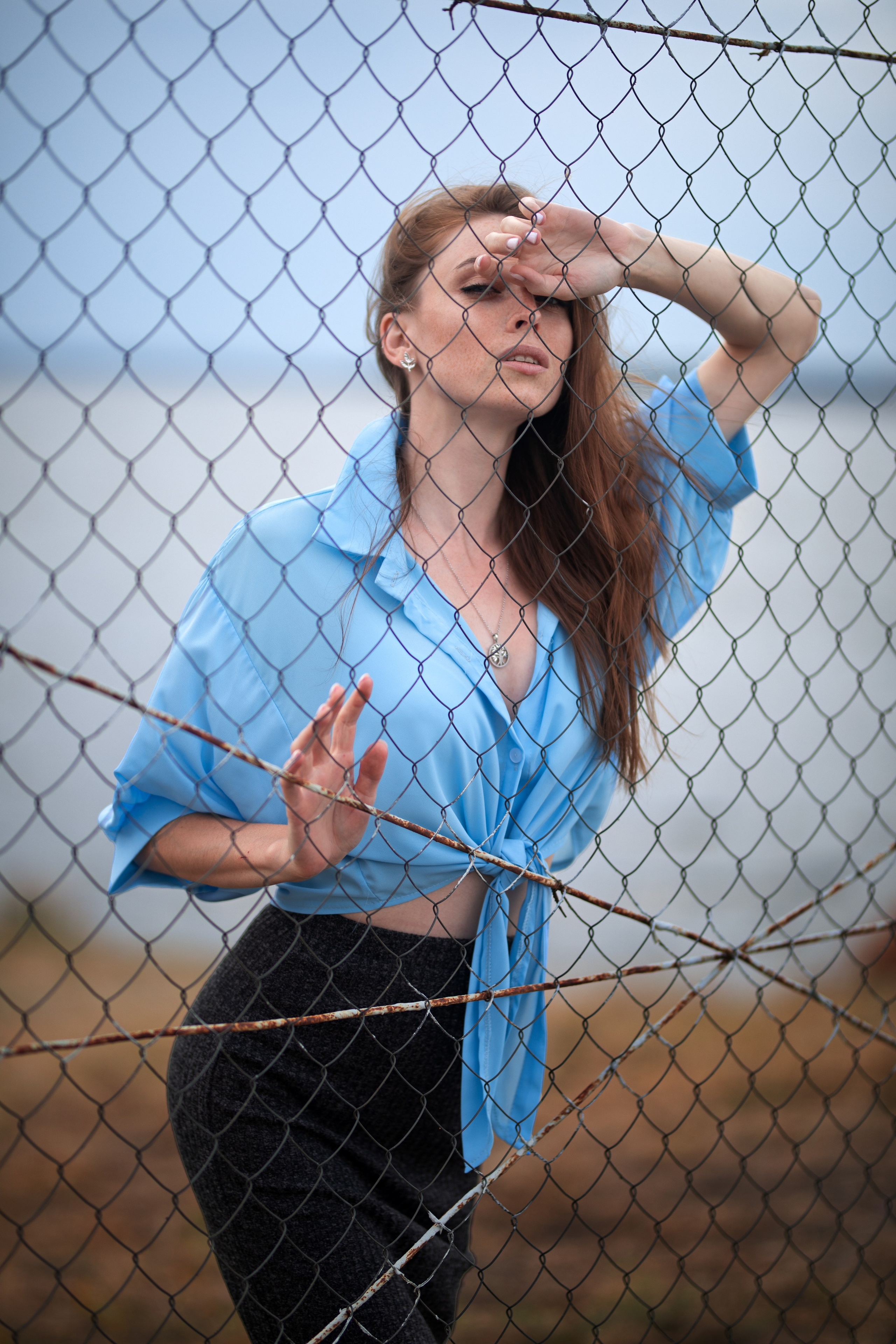 Фотосет с Надеждой на берегу реки в формате для «себя»