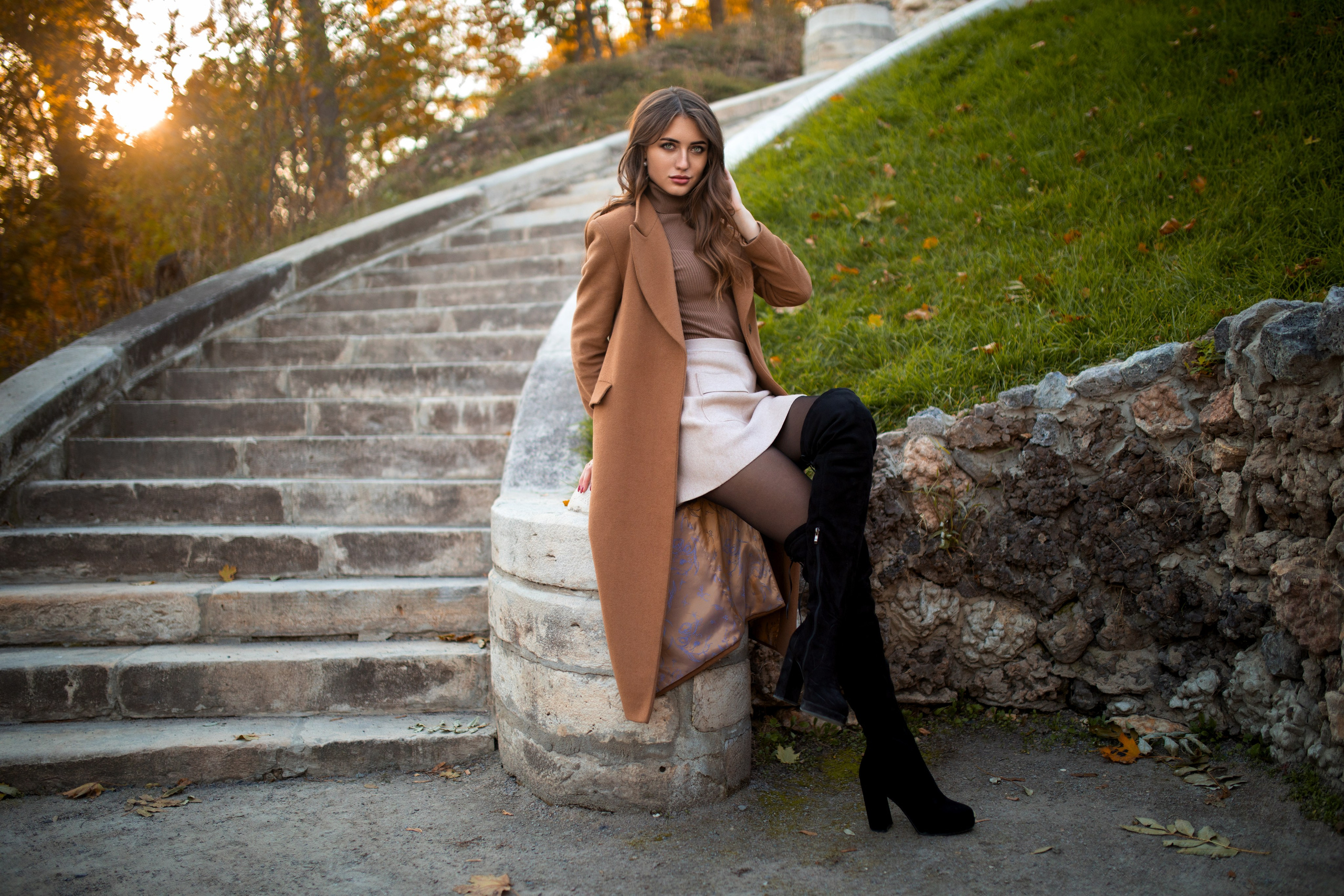 Осенняя съемка с Анастасией на природе в формате для «себя»