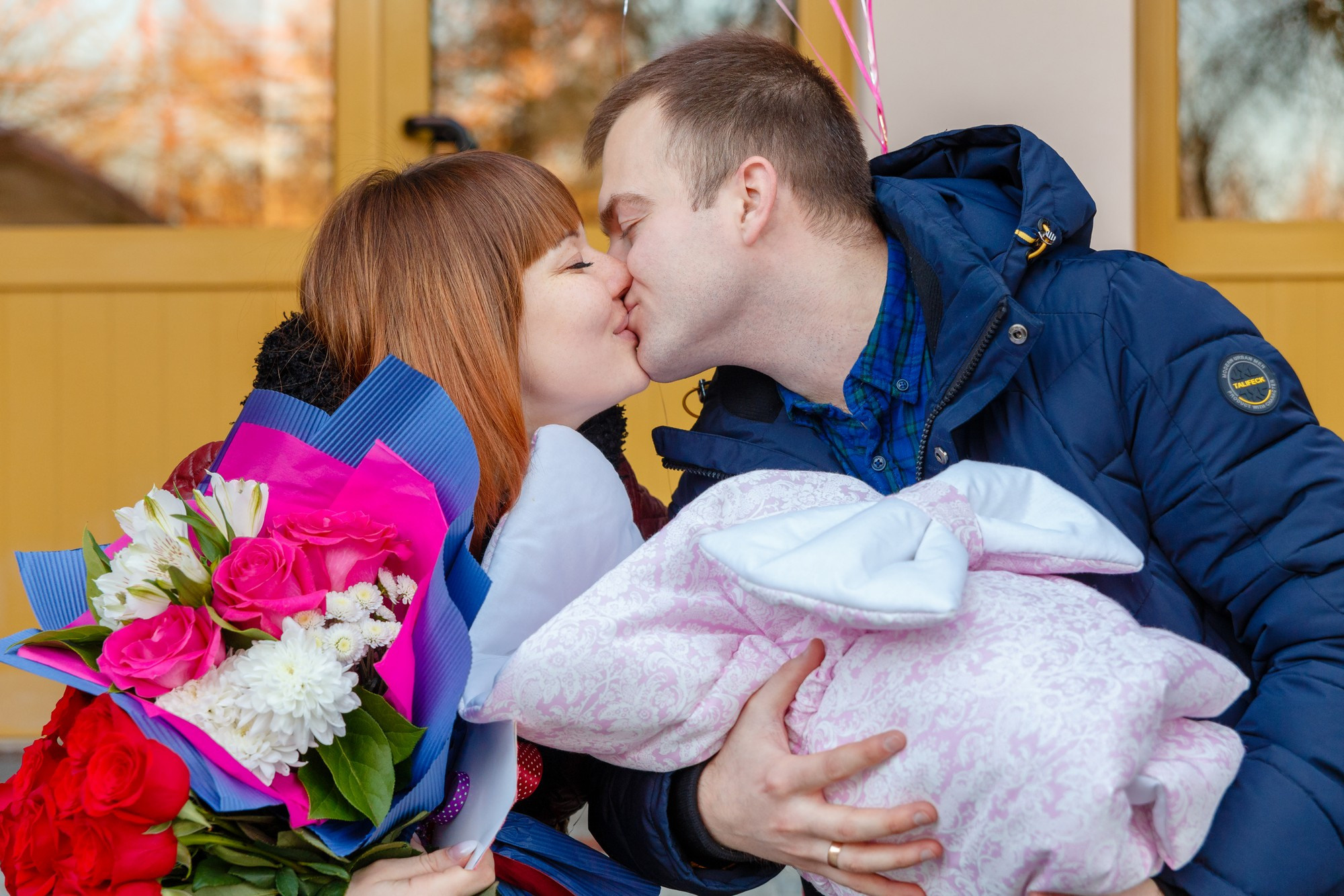 Выписка из роддома. Профессиональный фотограф в Гродно и Республике Беларусь