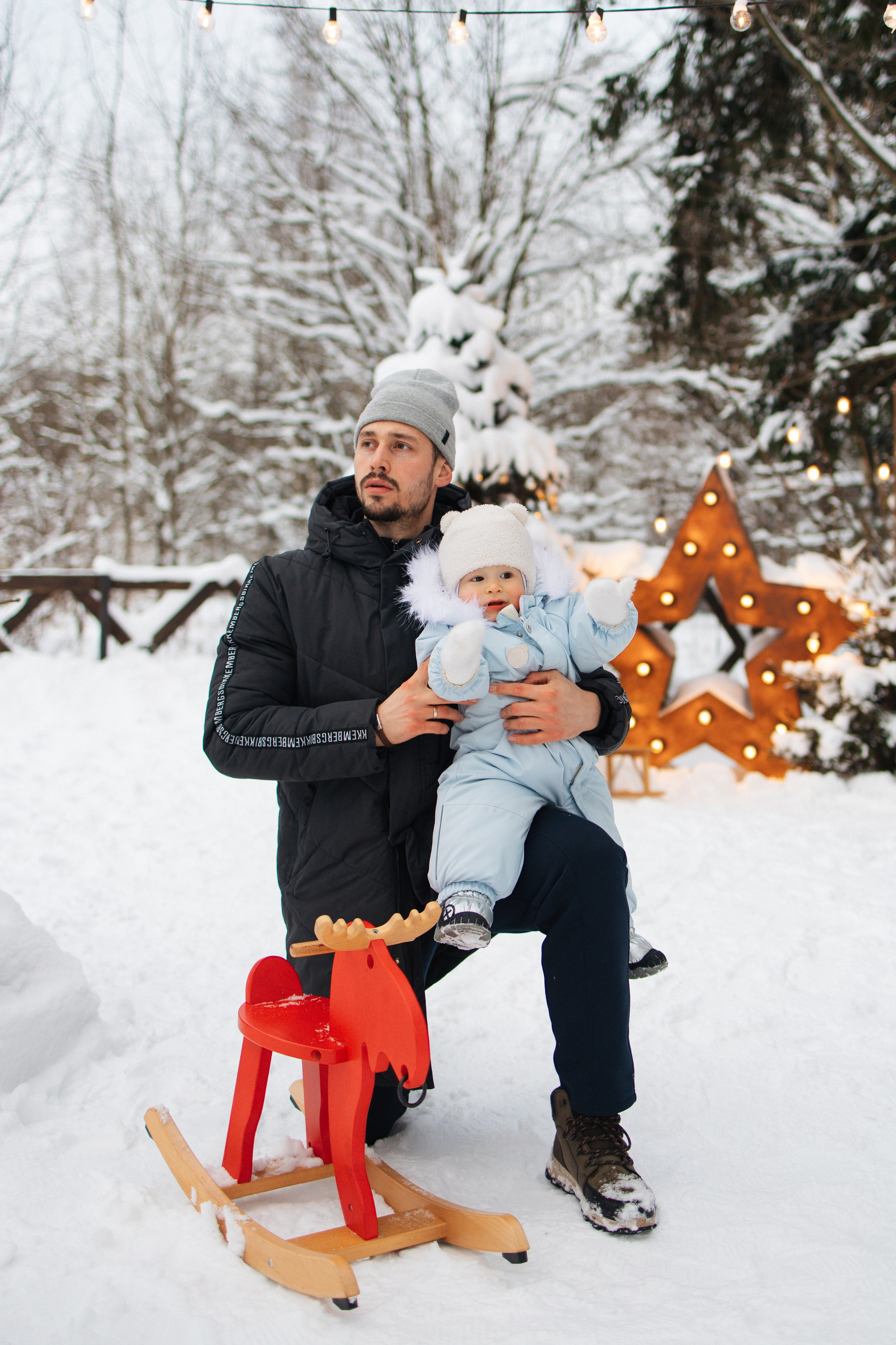 Ксения, Владимир, Леон, Шале в лесу. Семейный фотограф в Москве Марина Петра