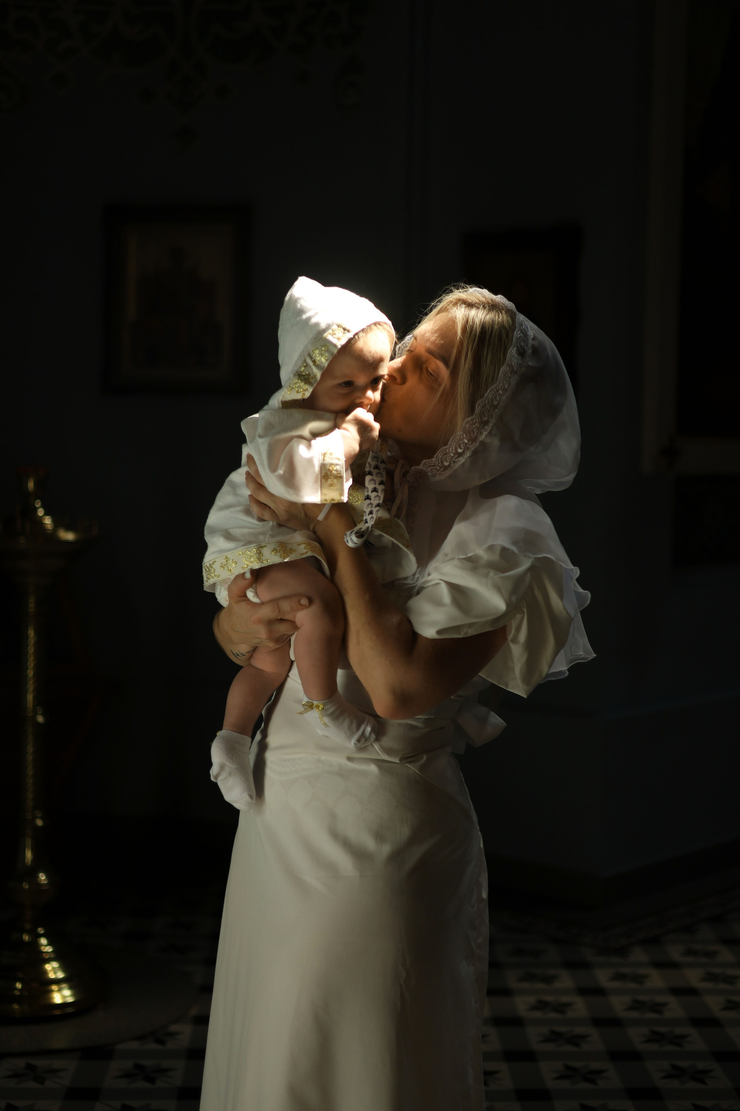 Таинство крещения. Фотограф новорожденных Саратов