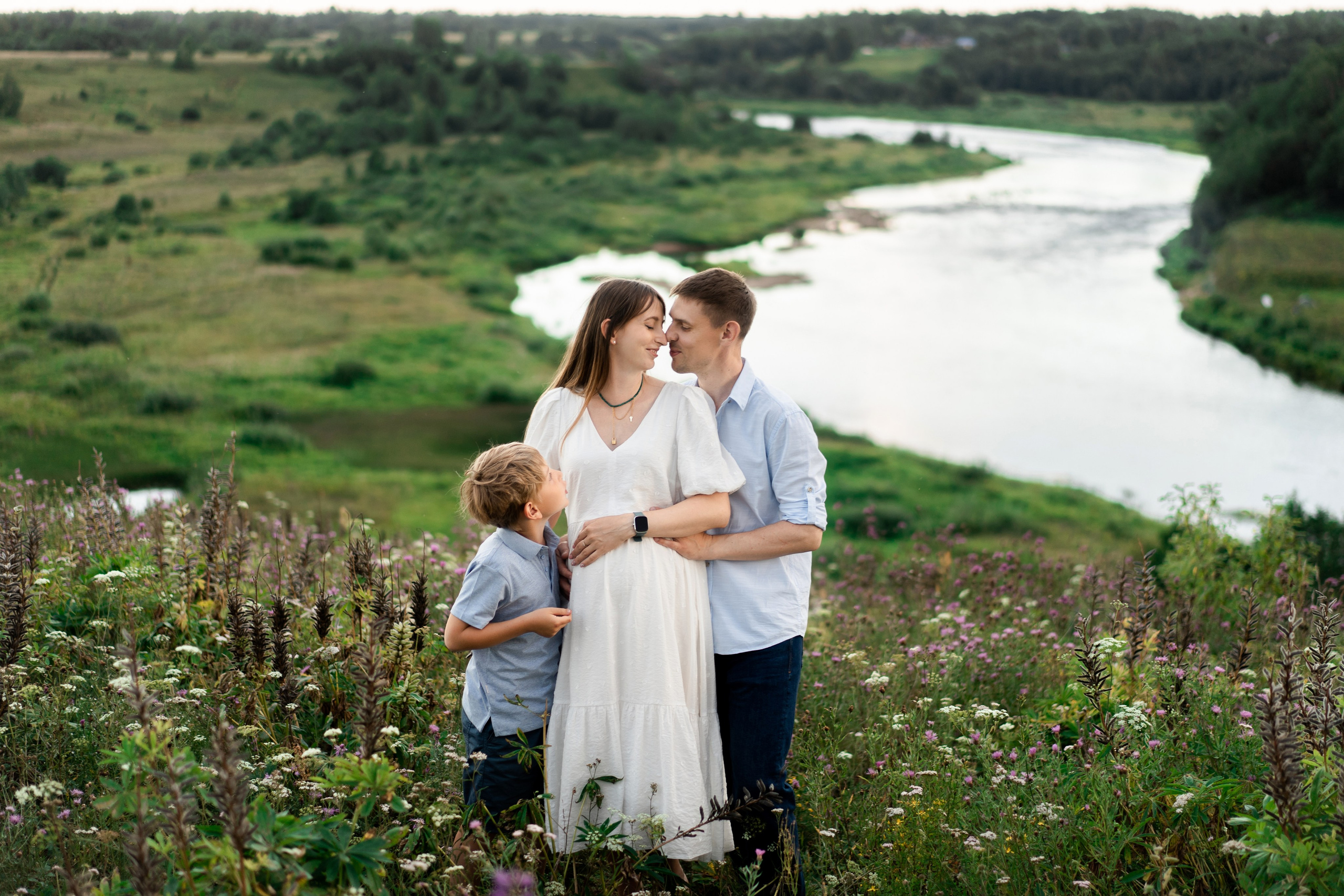 Ирина с семьей. Семейный и детский фотограф в Санкт-Петербурге Дарина Герчиу