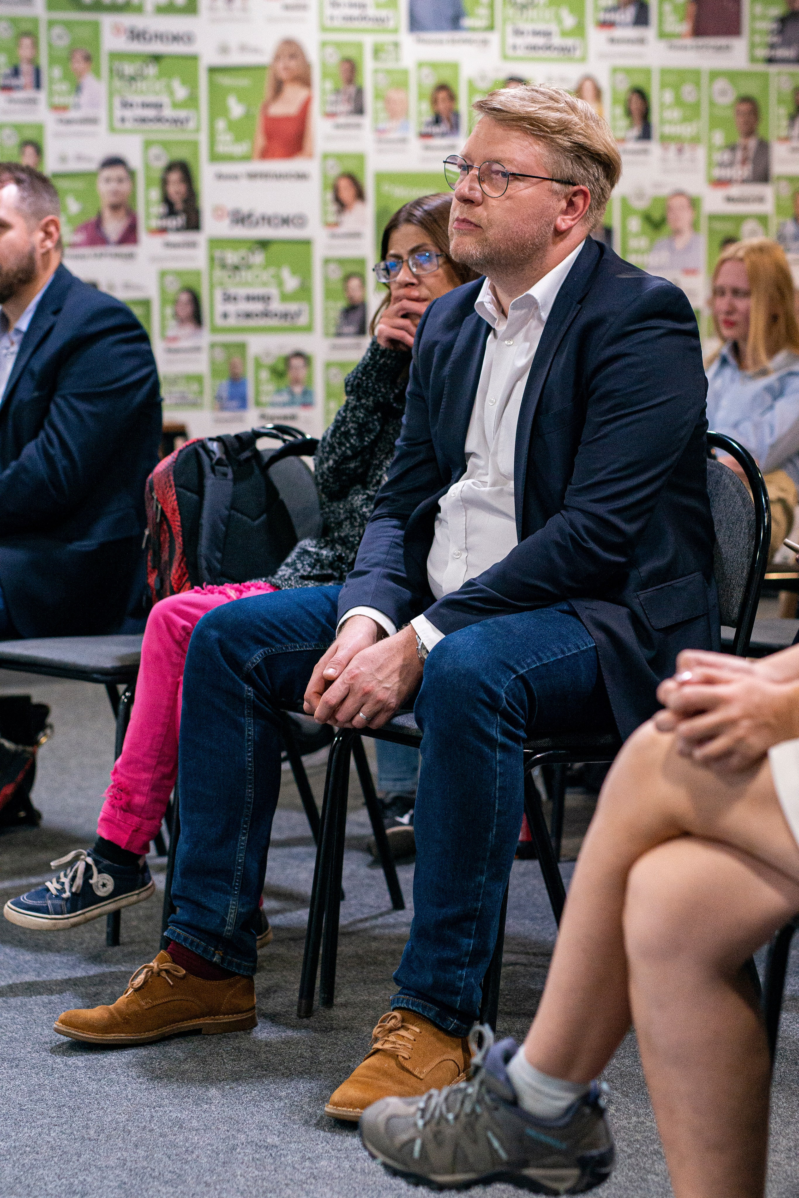 Репортажная съёмка Партии «Яблоко». Репортажный и персональный фотограф в Москве