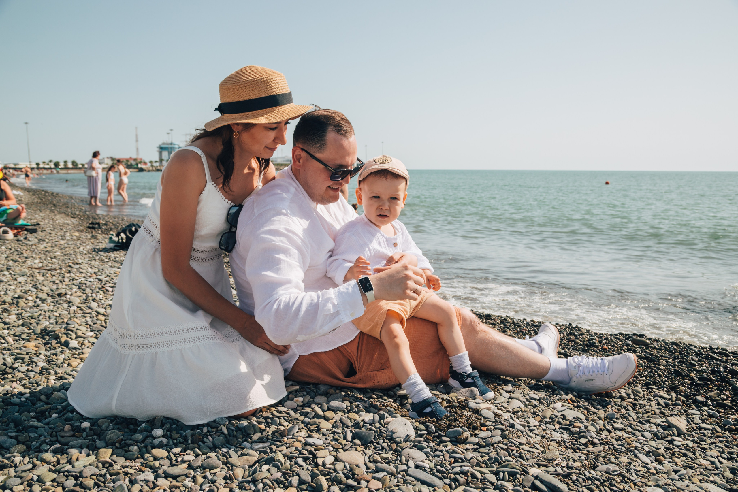 Дима, Ляйсан и Миша на Ривьере (Май 2025 г.). Фотограф Сочи, Адлер, Красная Поляна — Вероника Радченко