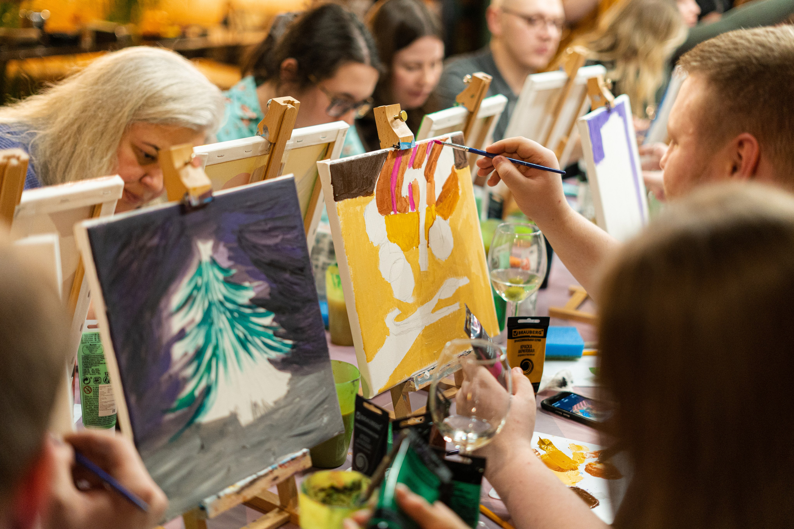 Корпоратив Teach Me Art 2. Портретный фотограф в Москве и Санкт-Петербурге Арина Чех