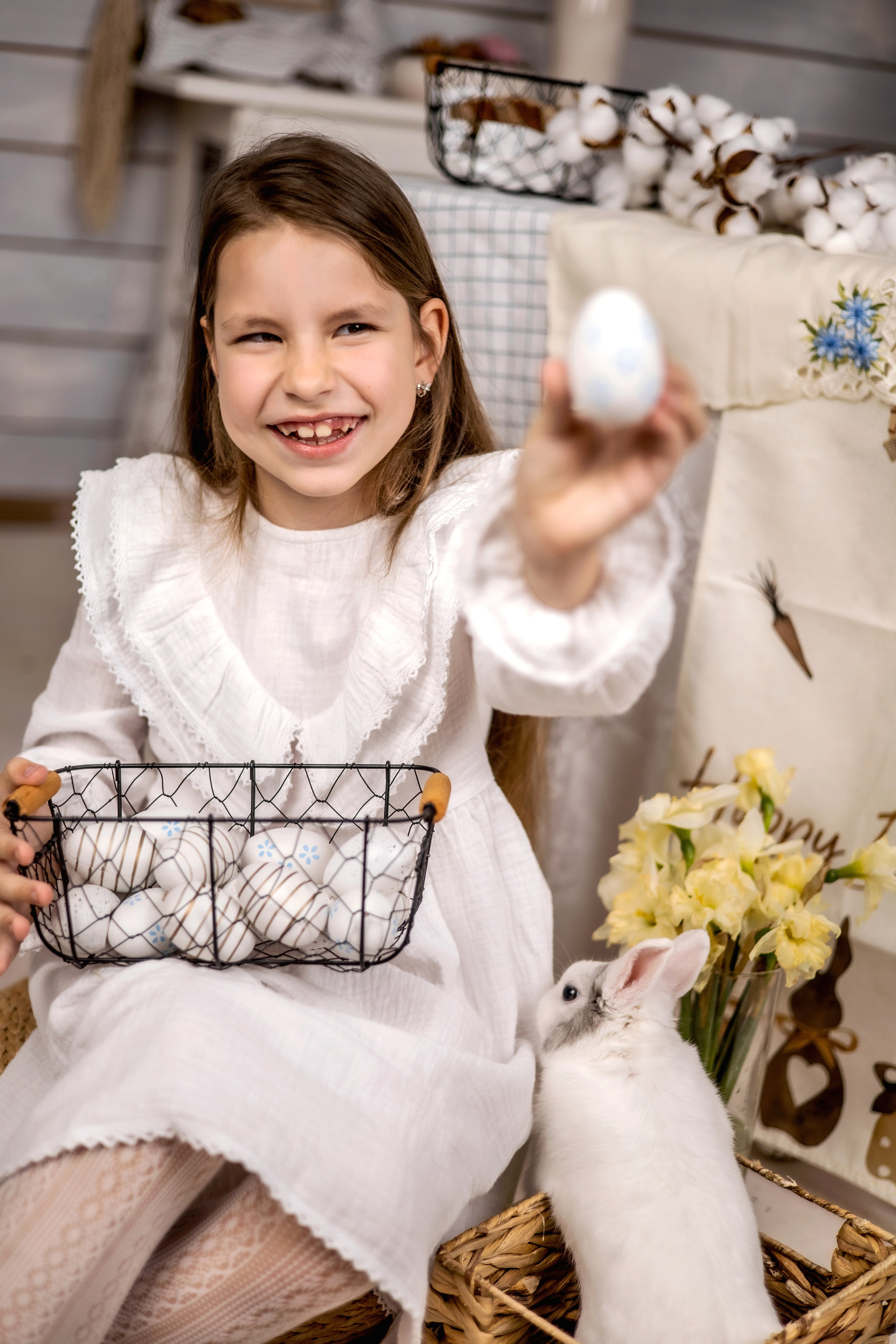 Пасхальный детский фотопроект 2024. Фотограф Надежда Лукьянова