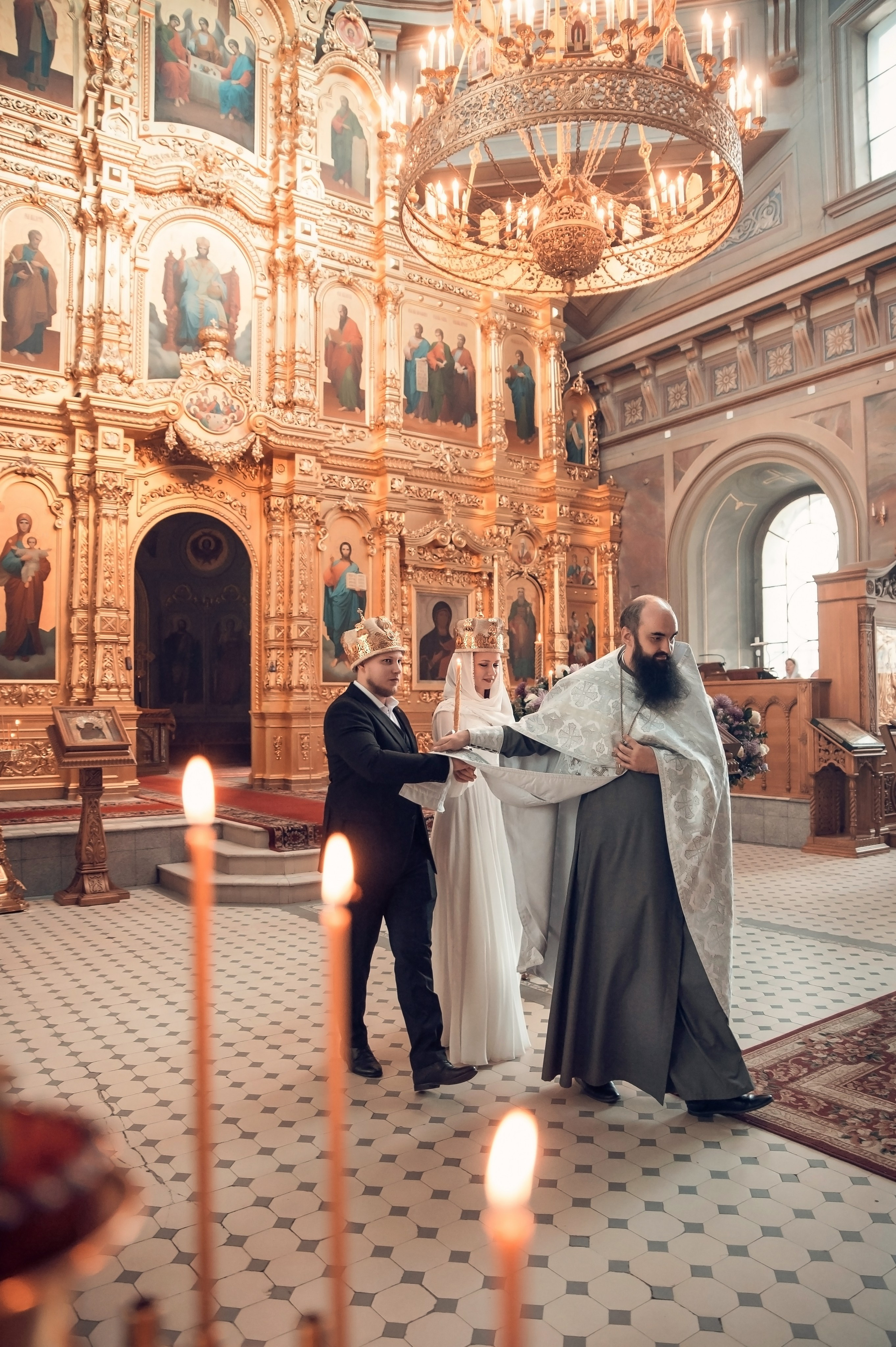 Таинство Венчания Христорождественский кафедральный собор. Семейный фотограф Олеся Батурина Рязань