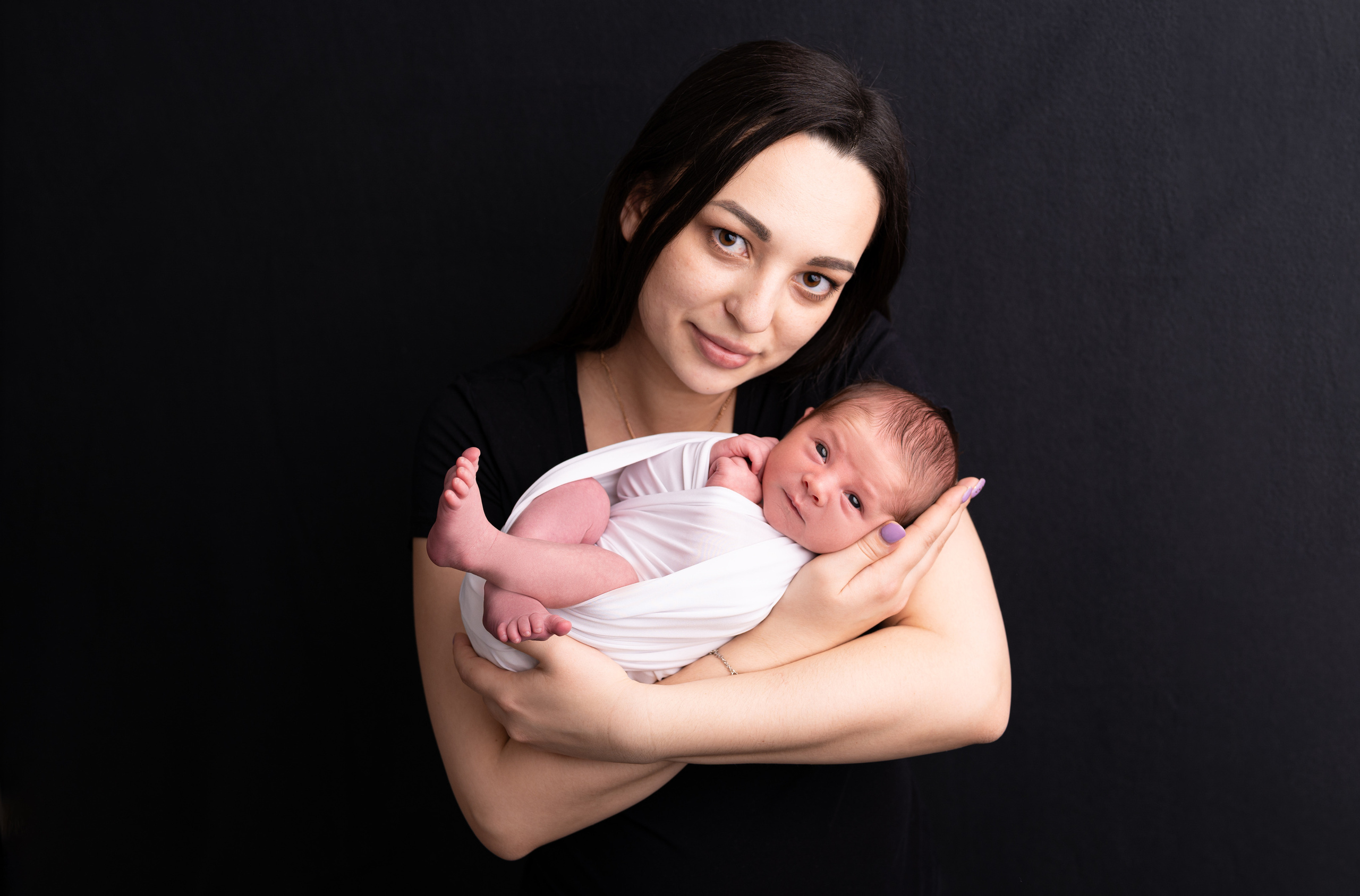 фотосъемка ньюборн с мамой