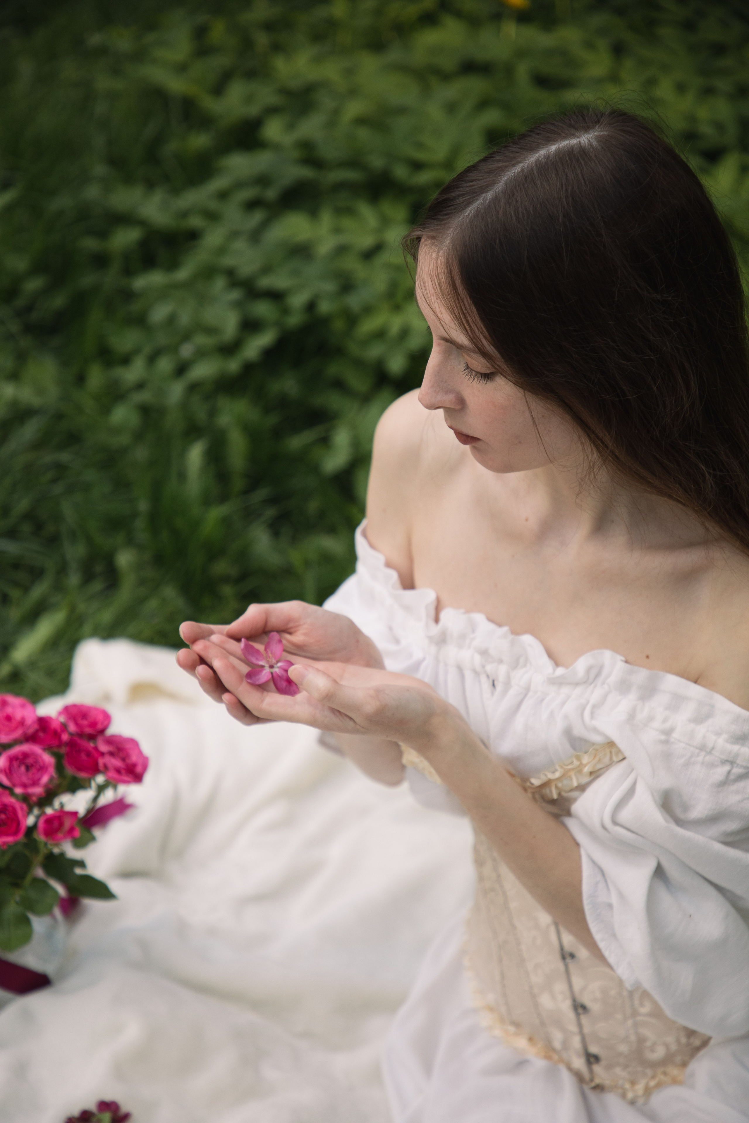 Пикник в розовых яблонях. Юлия Башкатова, сказочный фотограф, Москва
