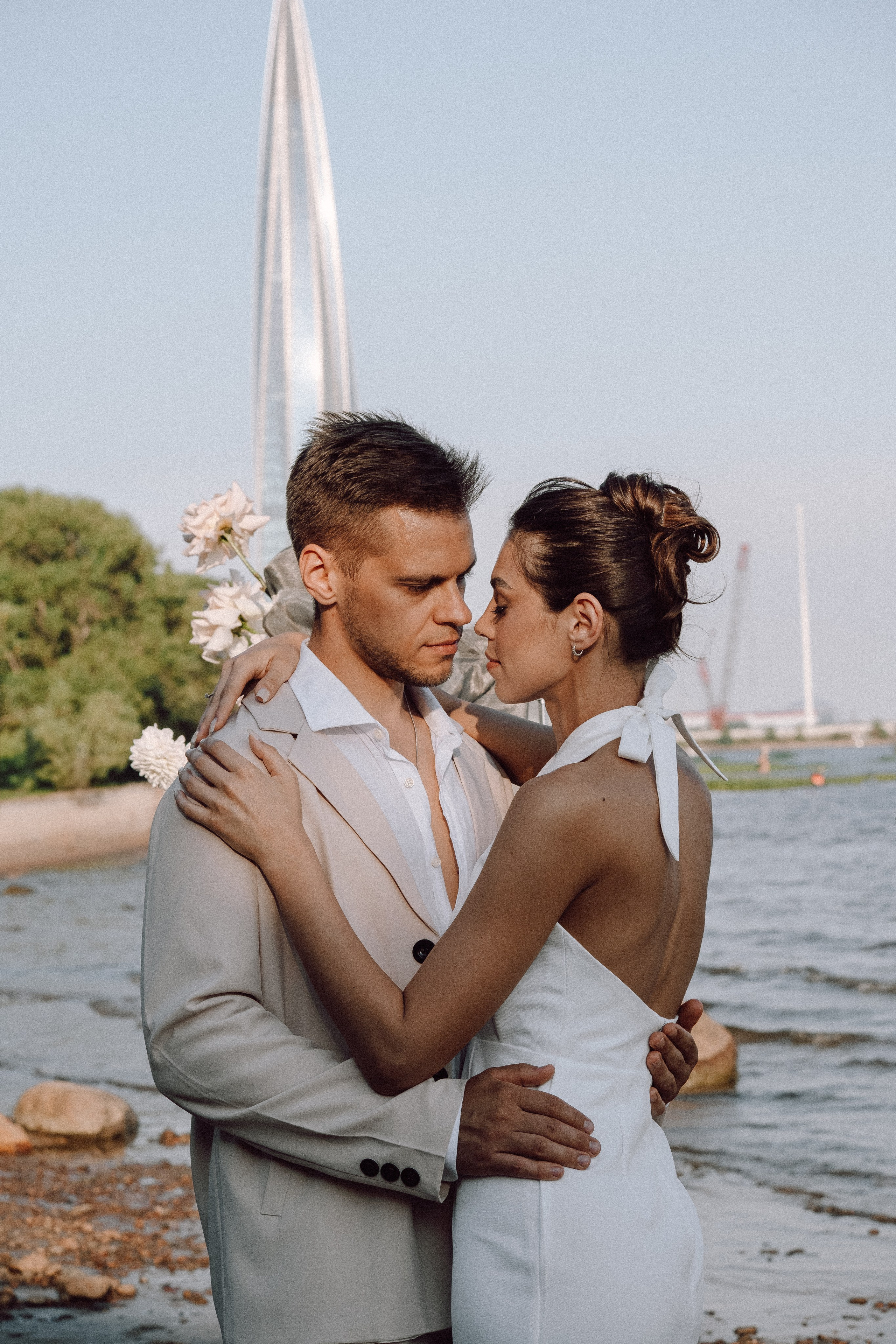 СВАДЕБНАЯ ФОТОСЕССИЯ ВЫЕЗДНОЙ ЦЕРЕМОНИИ (ФИНСКИЙ ЗАЛИВ). Профессиональный фотограф, Санкт-Петербург — Виктория Богомолова