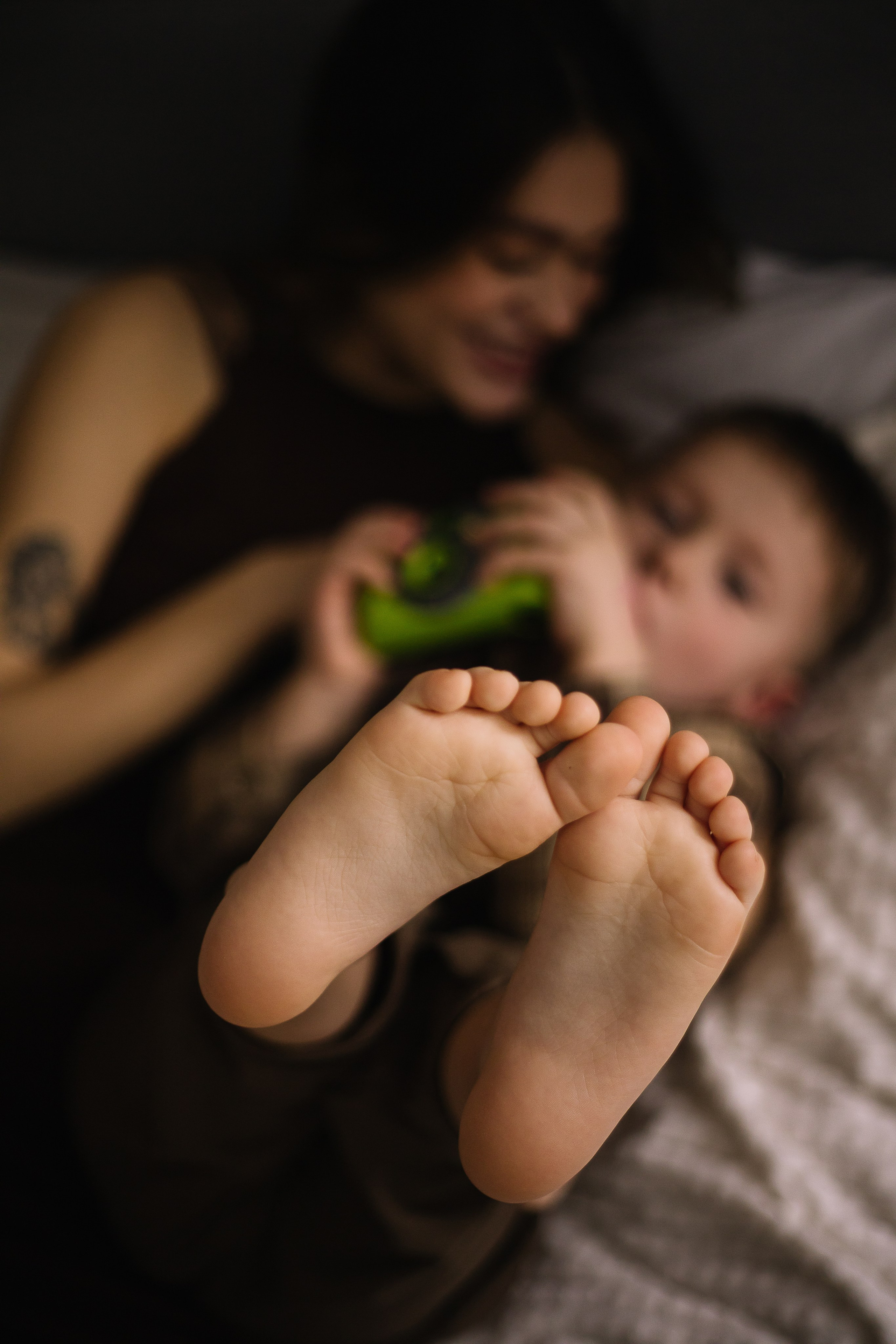 Домашняя семейная фотосессия с новорожденным. Семейный фотограф в Томске Максимова Екатерина