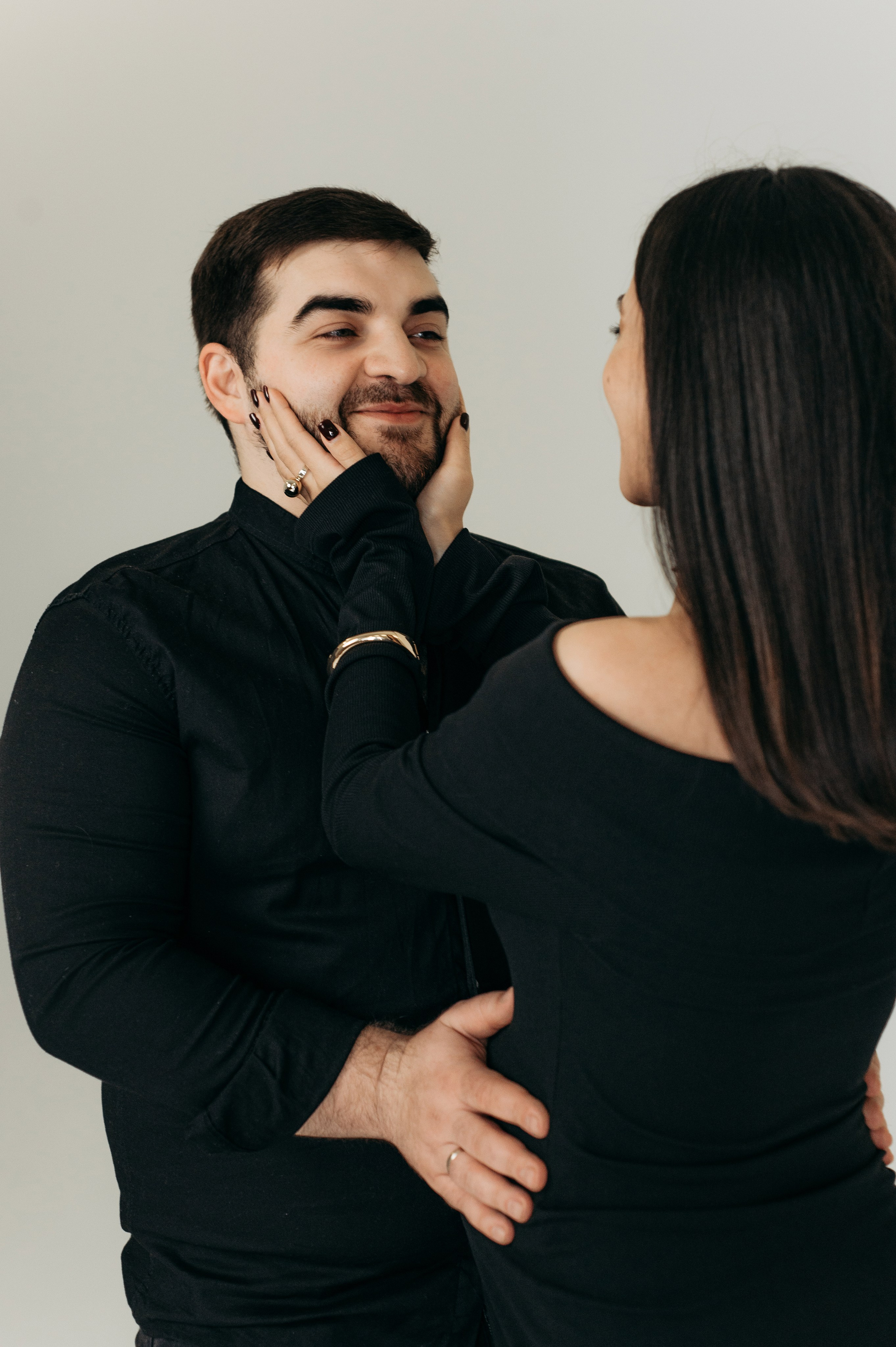 Семейная фотосессия на циклораме. Семейный и свадебный фотограф в Санкт-Петербурге Юлия Мельникова