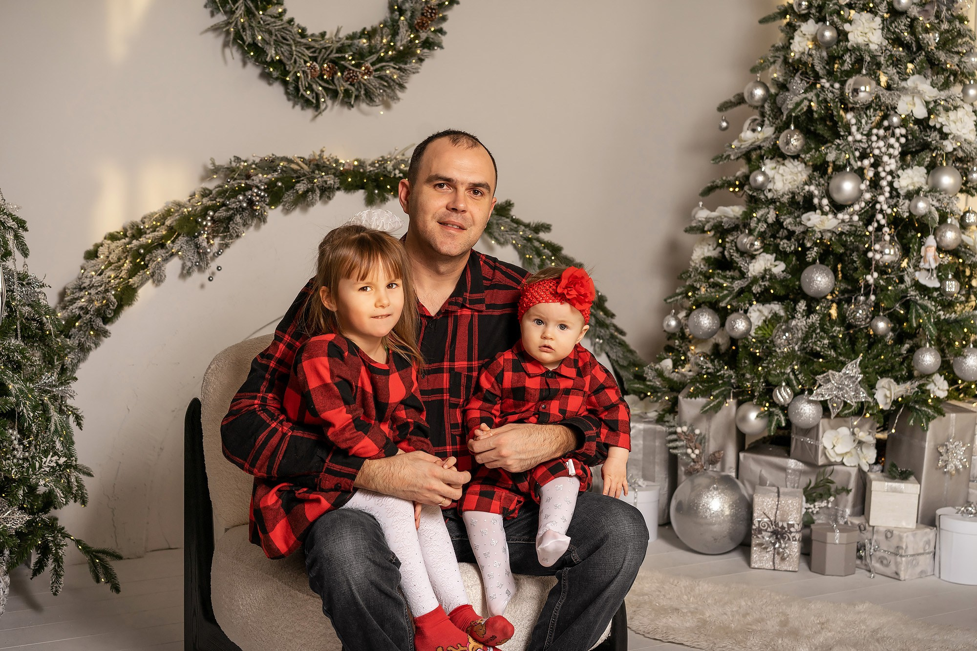 Семейная пижамная фотосессия. Семейный и детский фотограф во Владивостоке Мария Гой