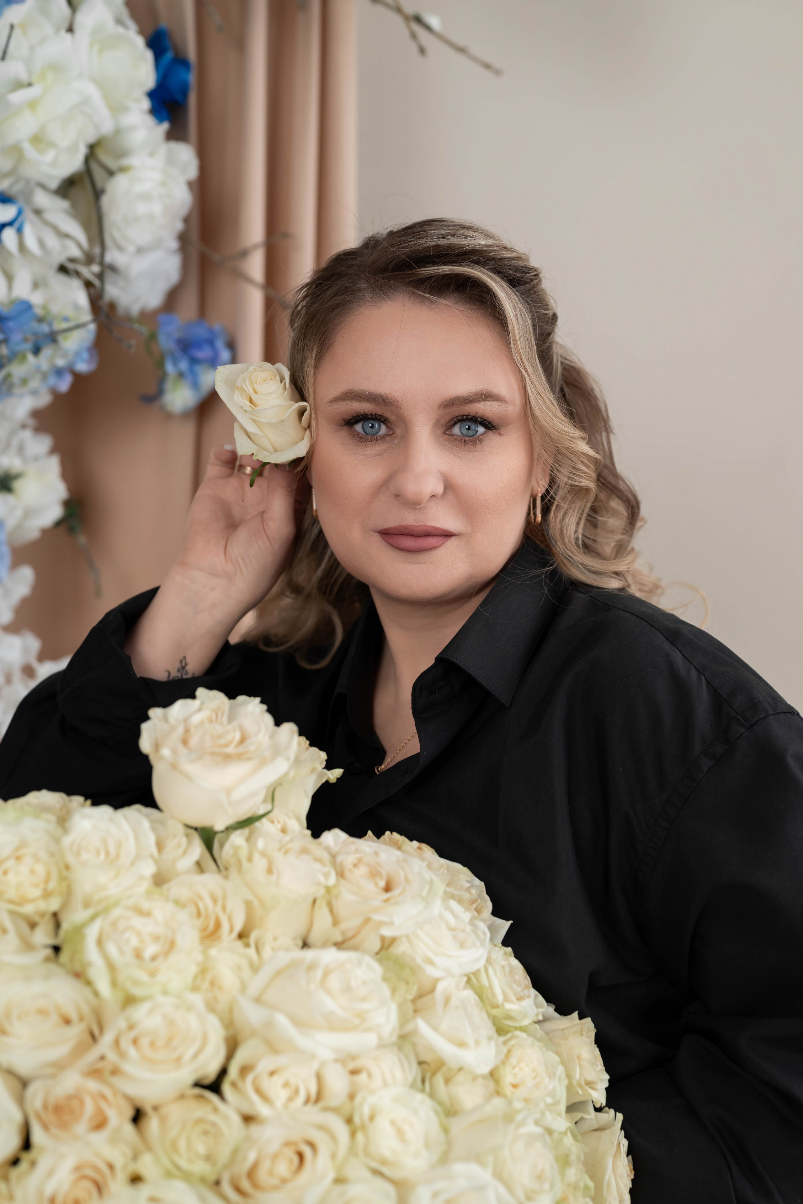 Фотопроект 101 белая роза 2026 год. Фотограф в городе Салават