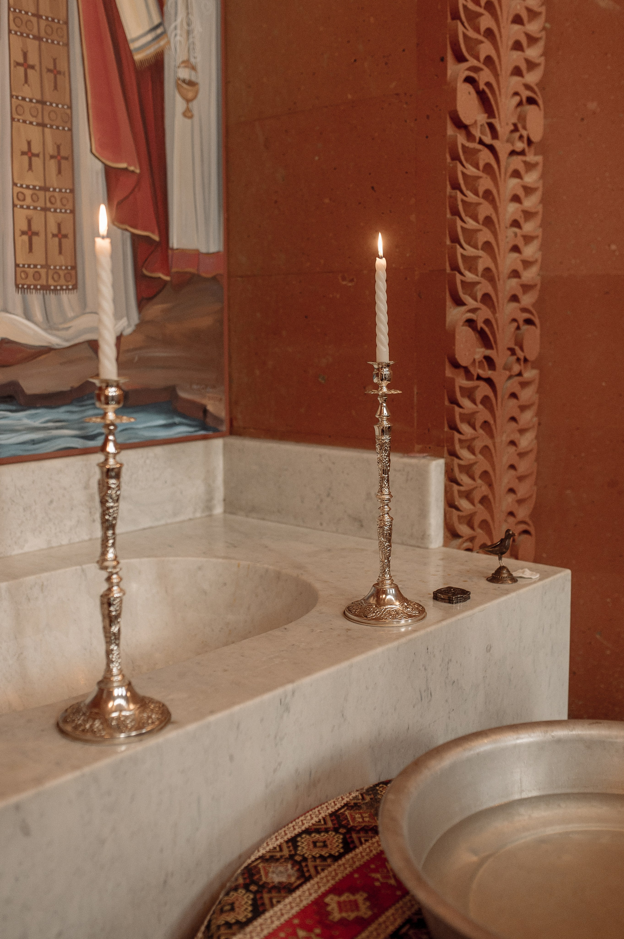 Крещение в армянском храме. Фотограф Мария Стрелкова