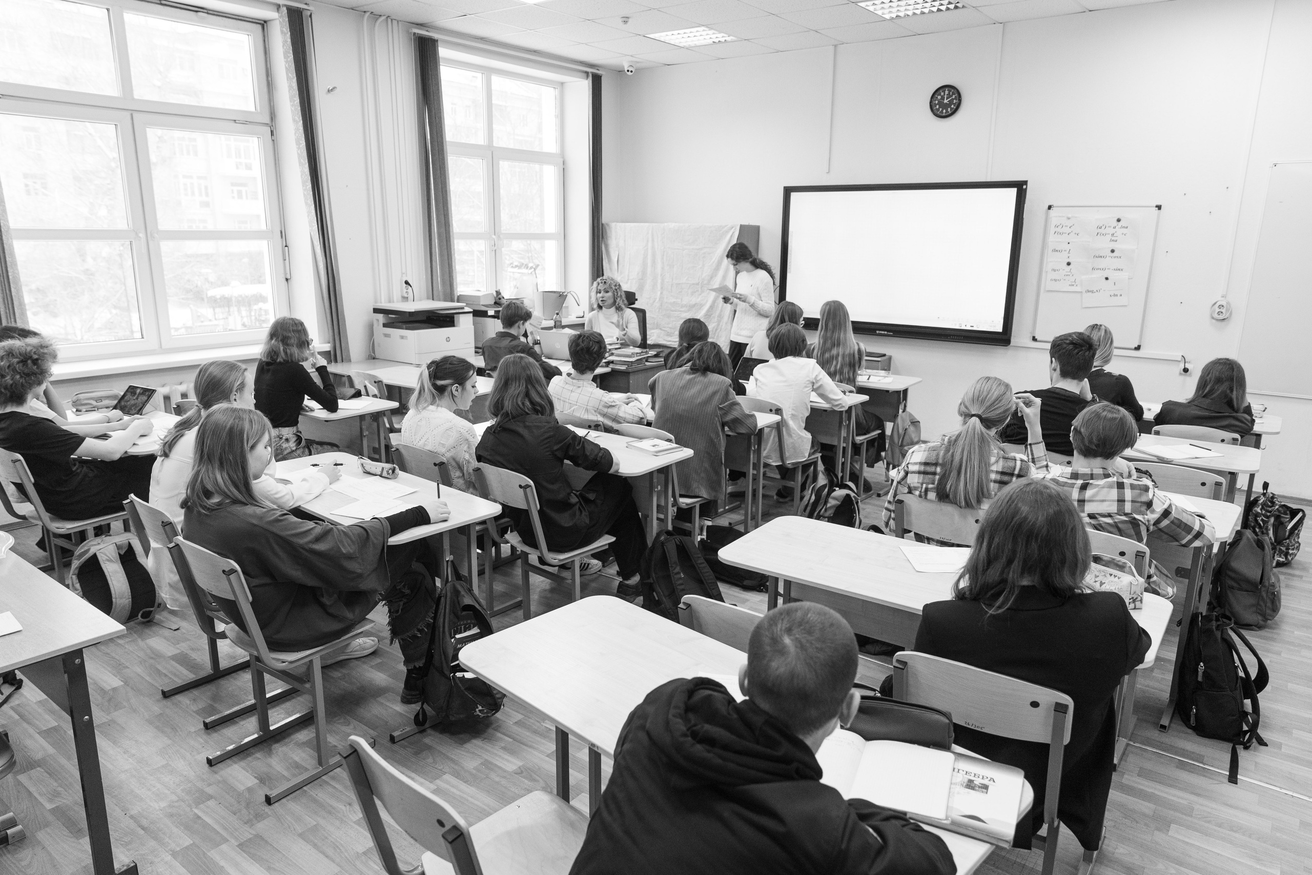 Репортаж с урока. Школьный фотограф в Москве Семенова Ирина