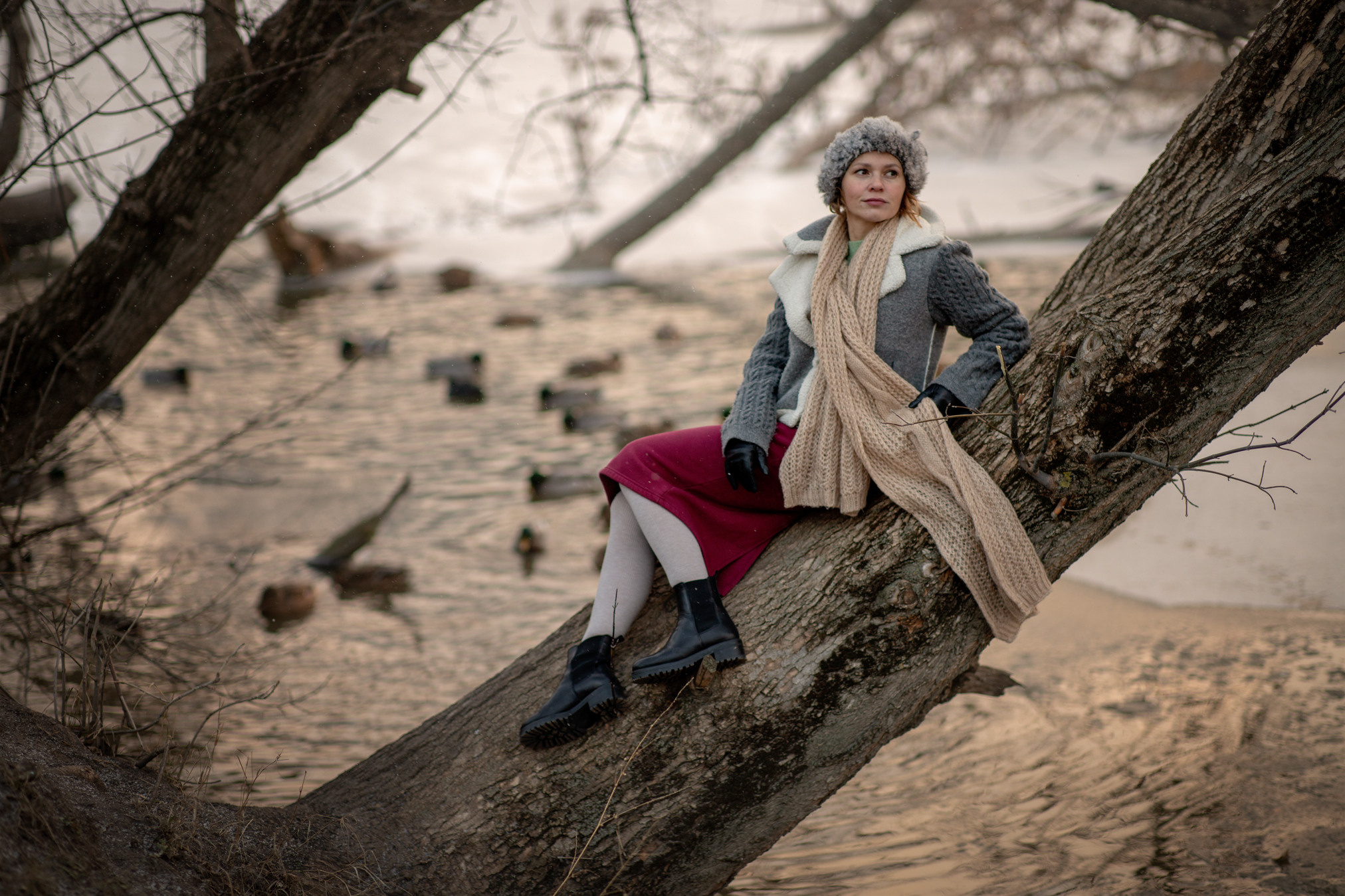 Ира и Белка. Фотограф Мила Гоцина