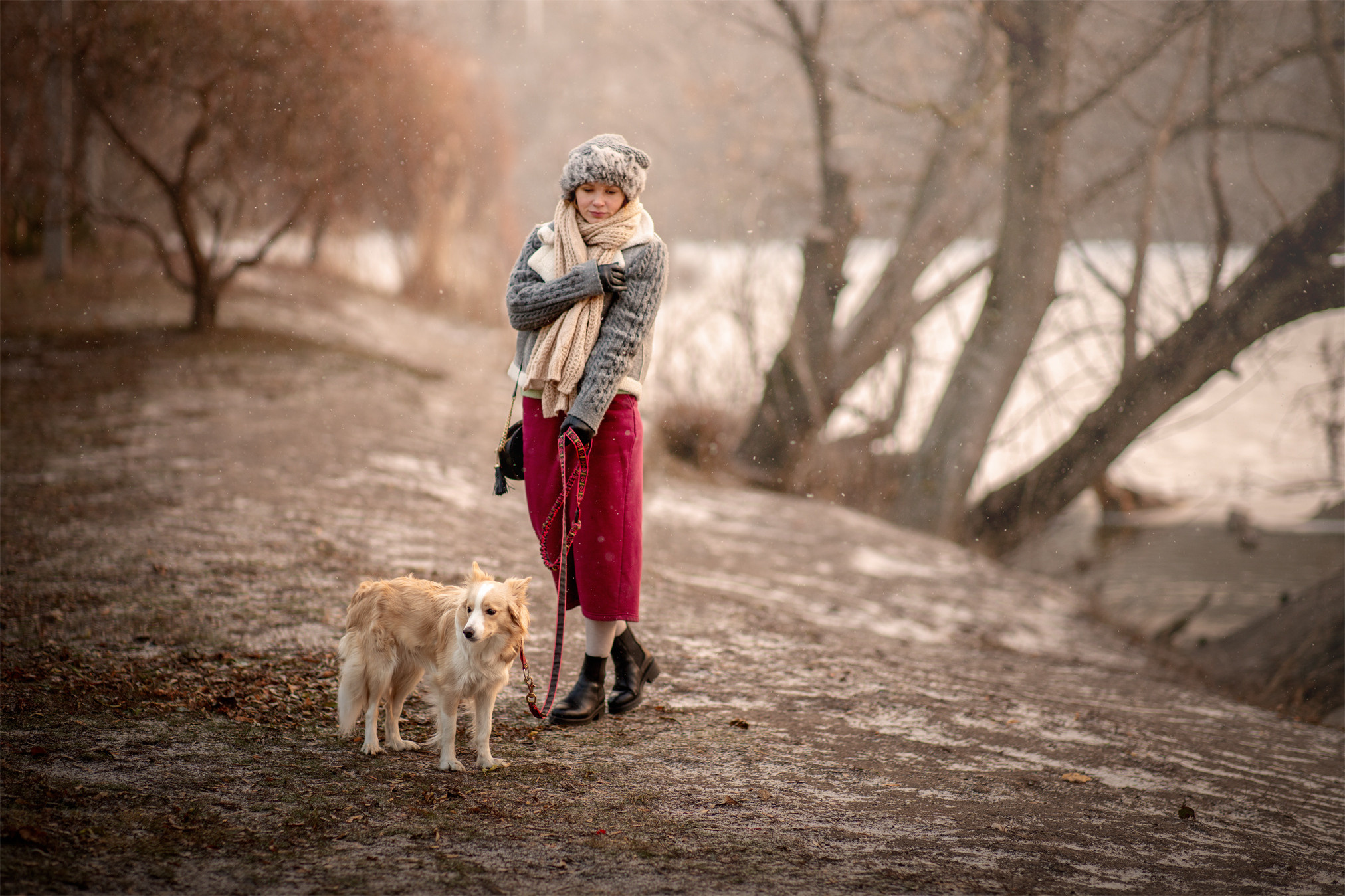 Ира и Белка. Фотограф Мила Гоцина