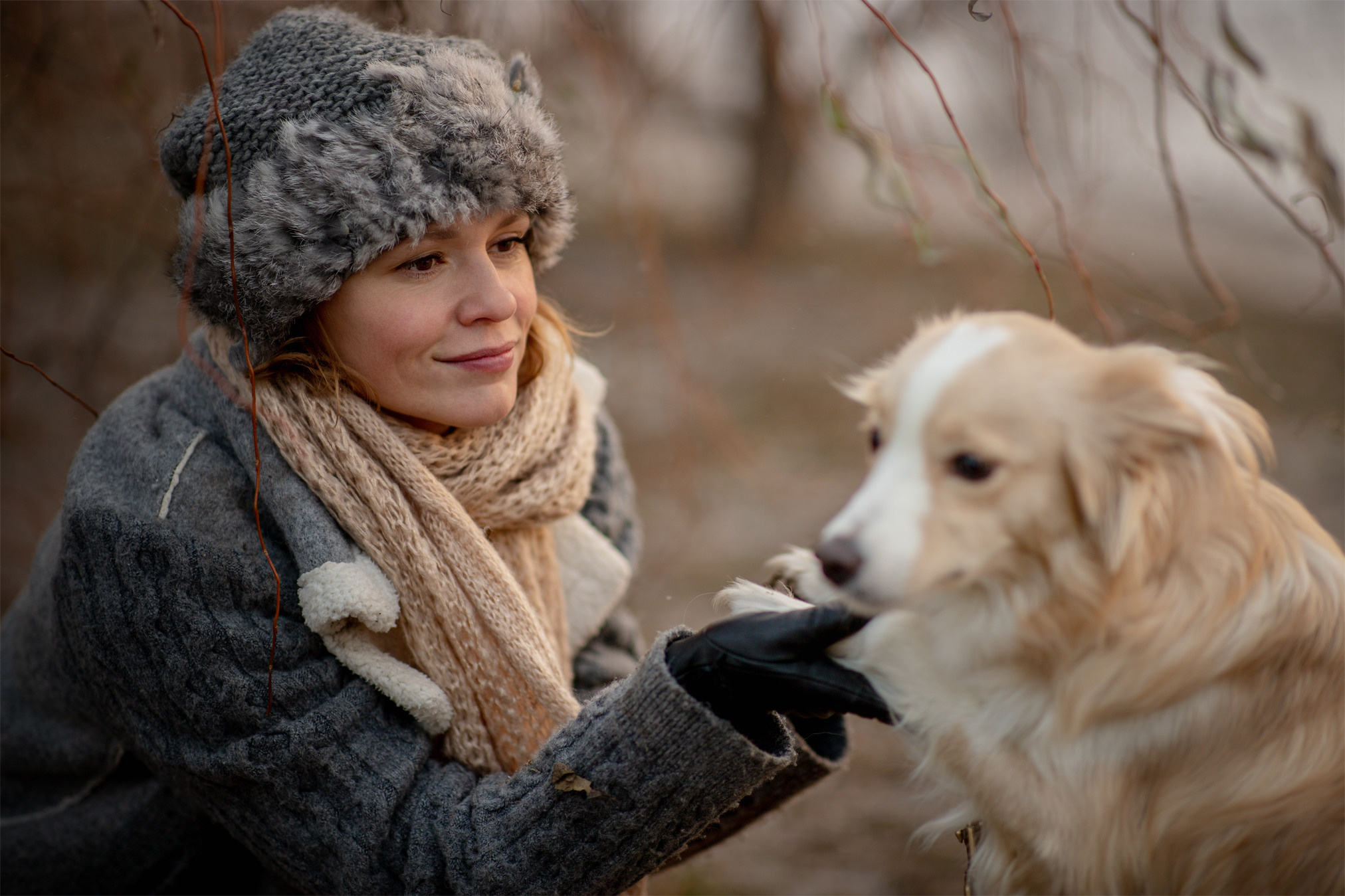 Ира и Белка. Фотограф Мила Гоцина