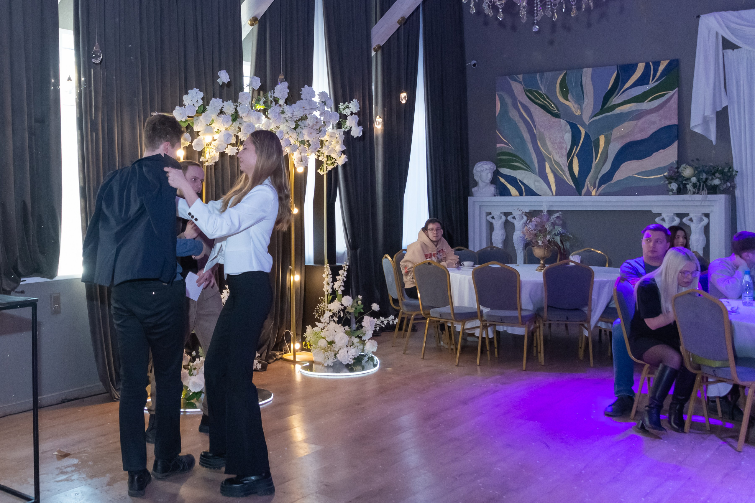 Свадебное чаепитие для молодоженов