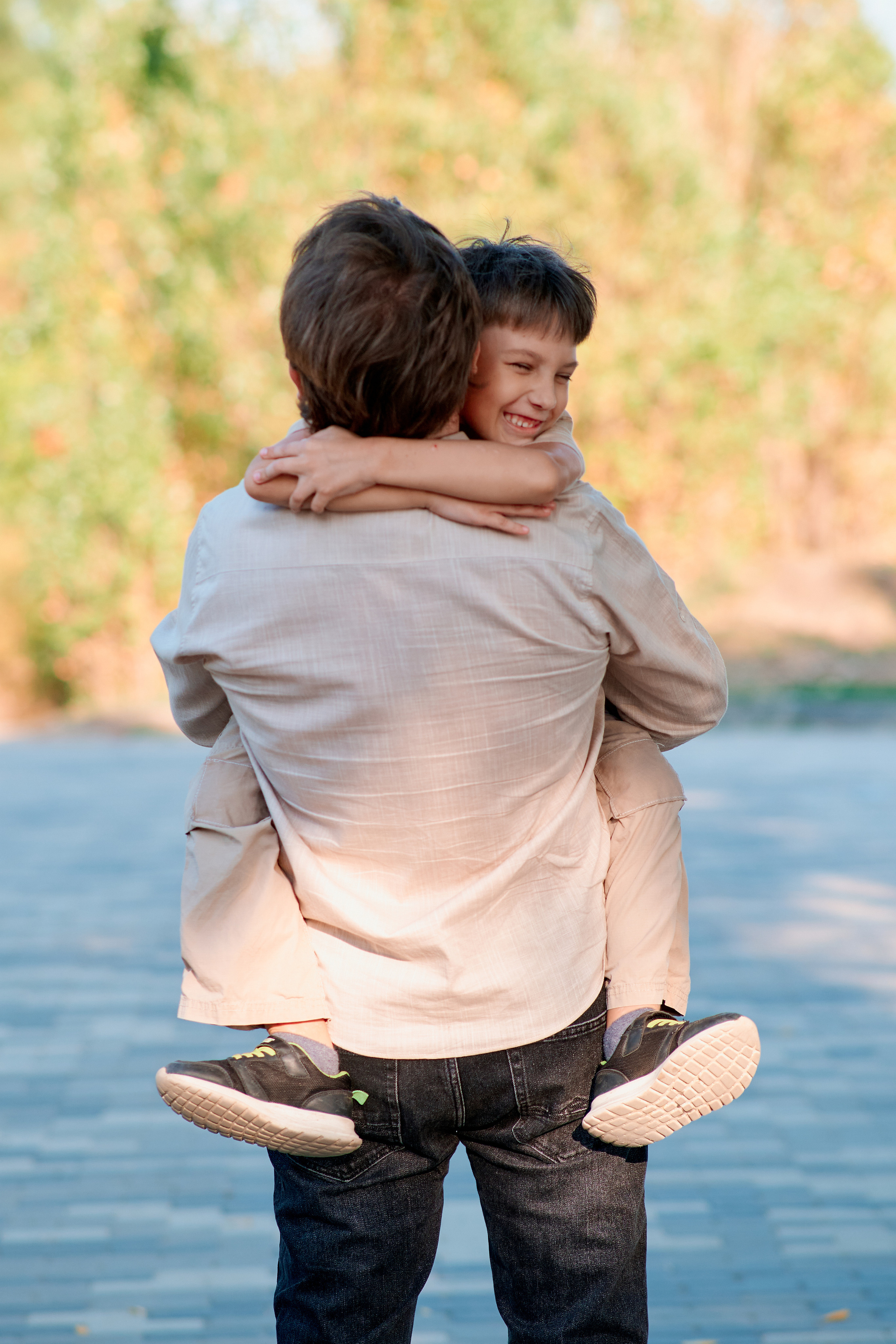 Семейная фотосессия в парке и у моря. Фотограф Таганрог Анна Трайжон