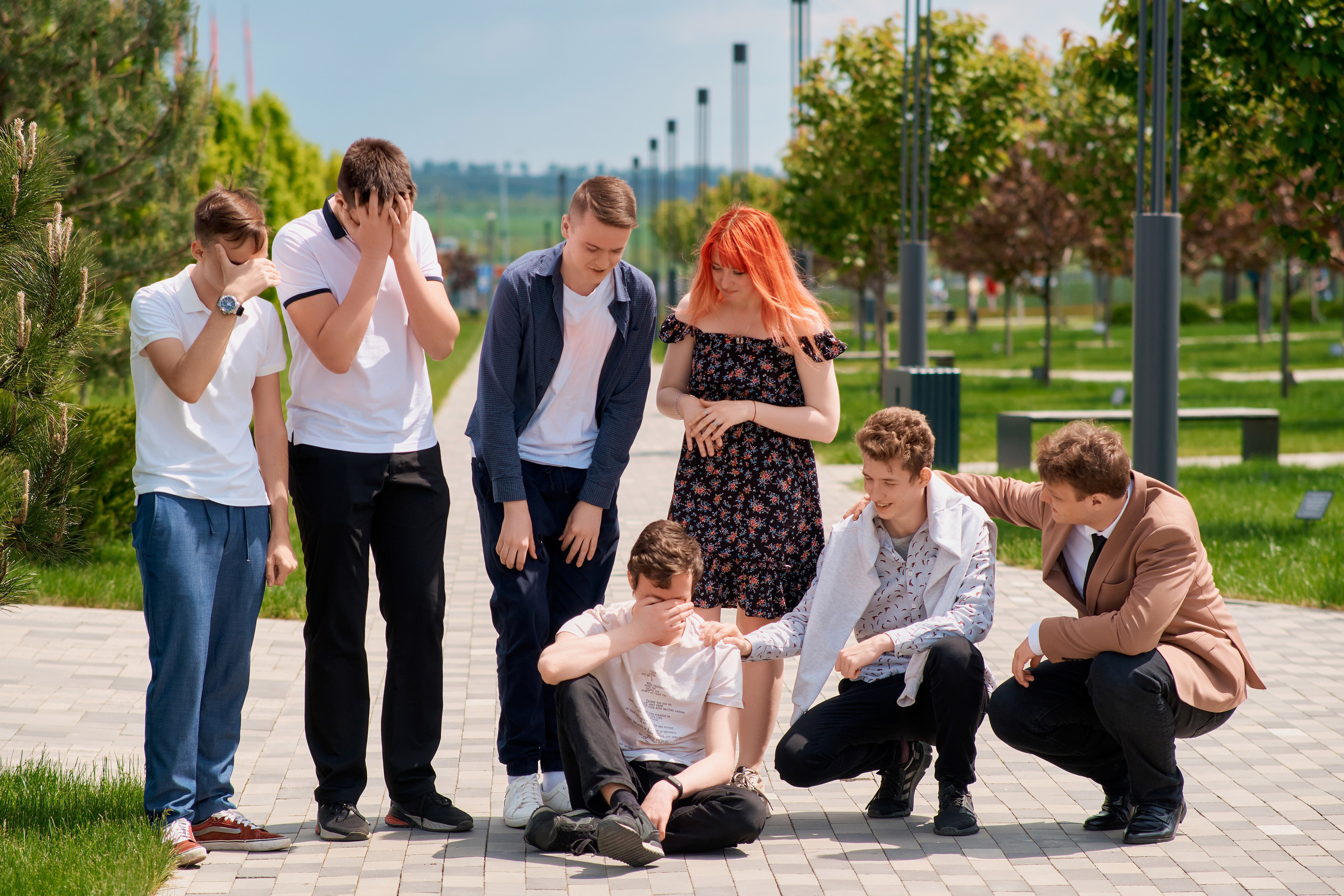 11 класс. Съемка в парке «Самбек». Фотограф Таганрог Анна Трайжон