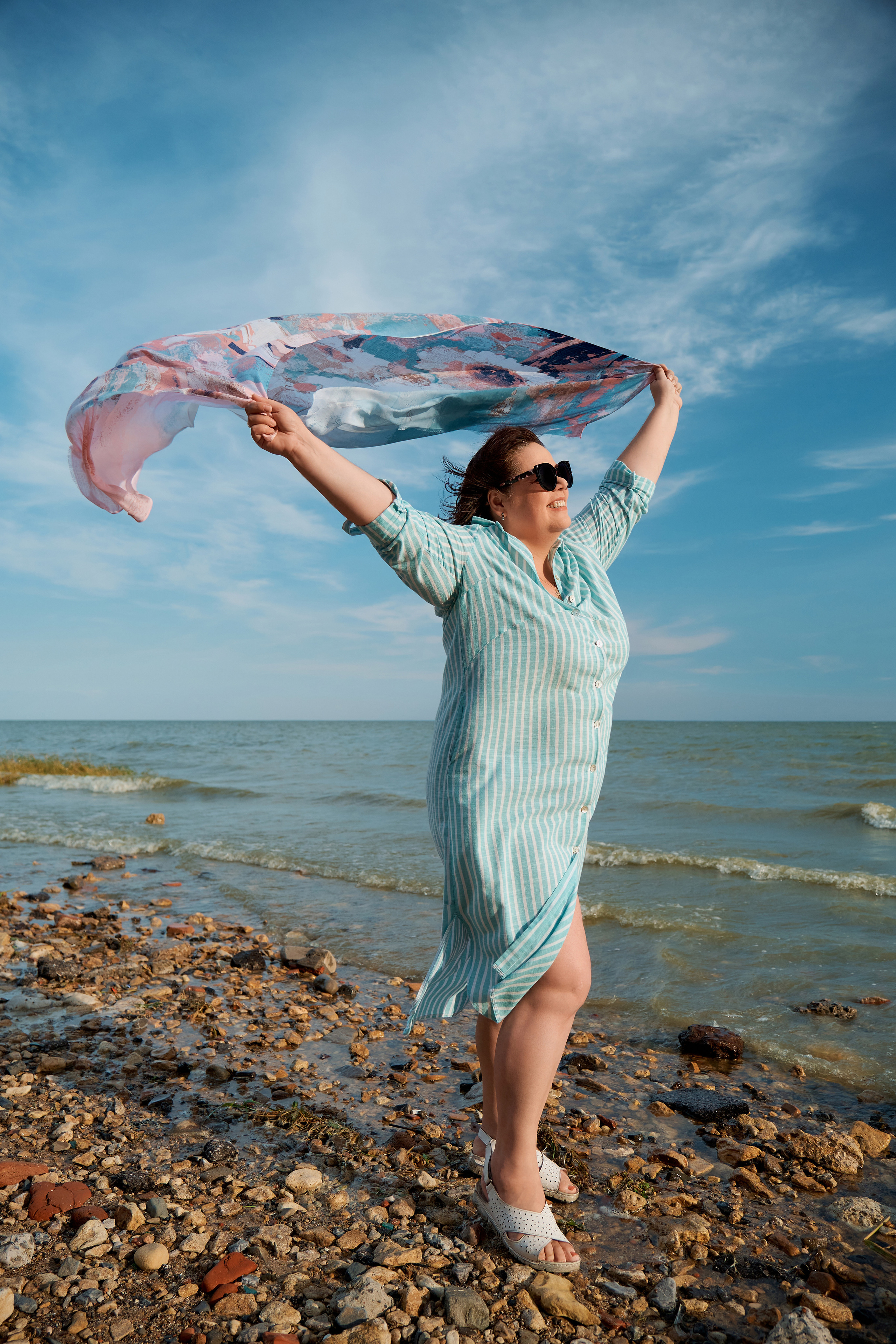 Подарочная фотосессия. Съемка у моря. Фотограф Таганрог Анна Трайжон