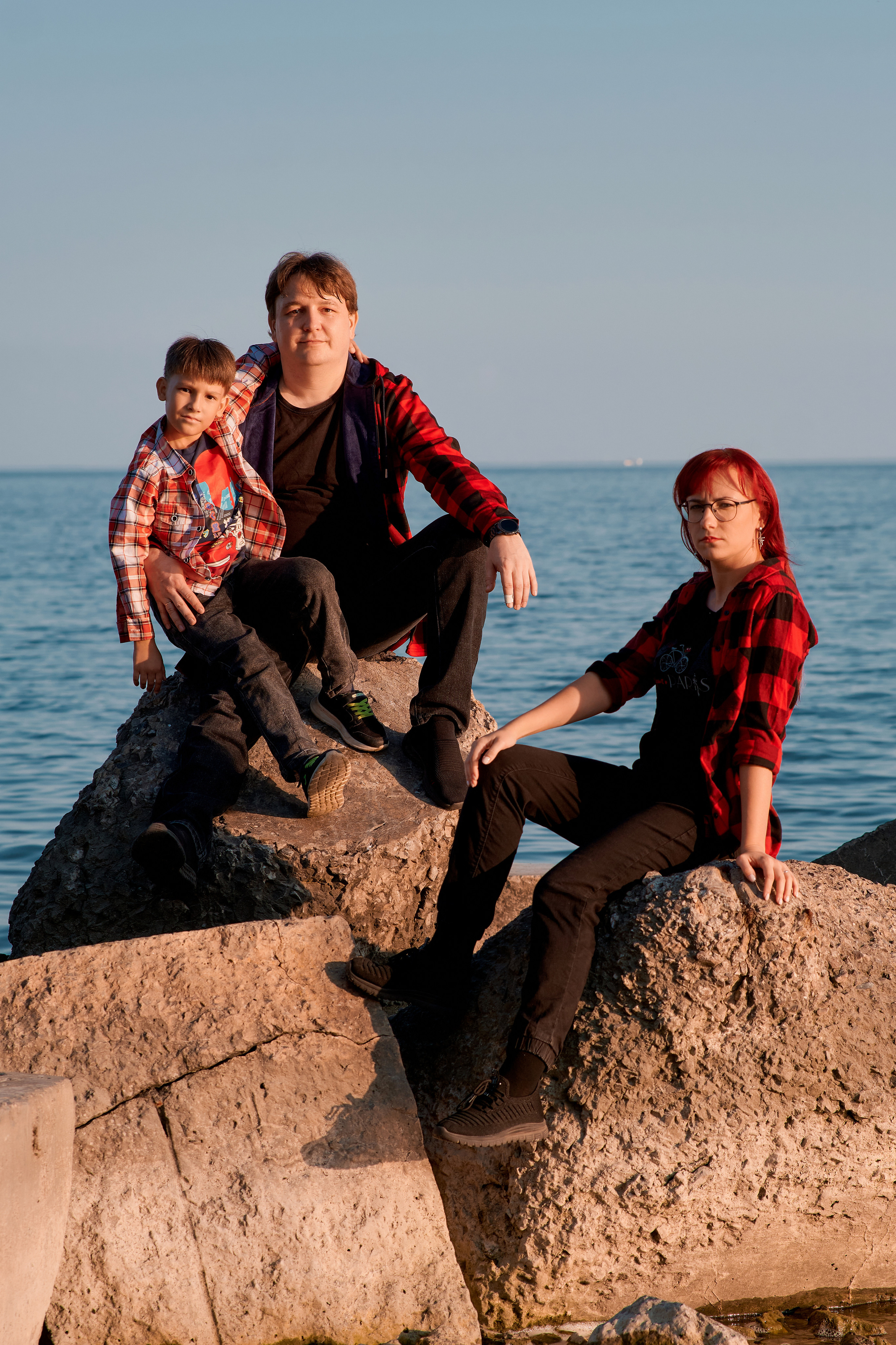 Семейная фотосессия в парке и у моря. Фотограф Таганрог Анна Трайжон