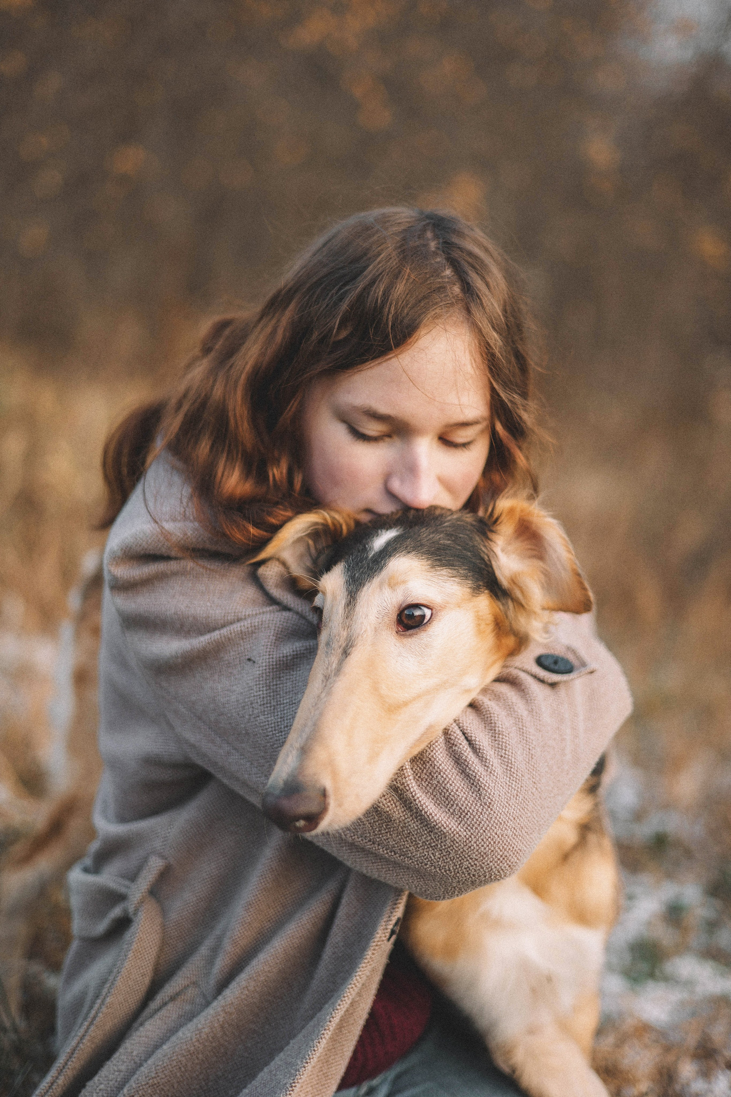 Алена, Леви и Микаса. Фотограф-анималист Богданова Полина