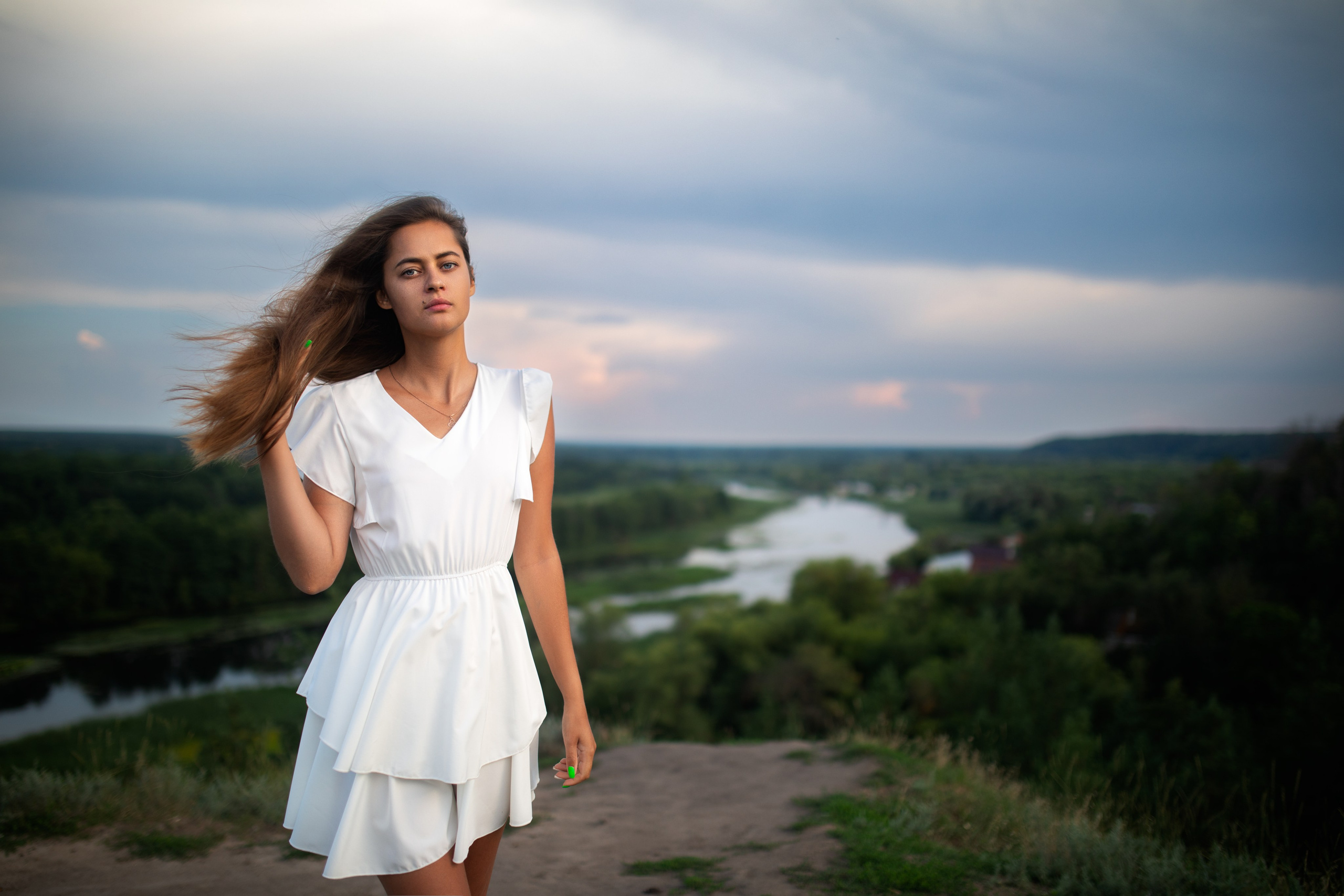 Фотосессия с Ольгой на природе в формате для «себя»