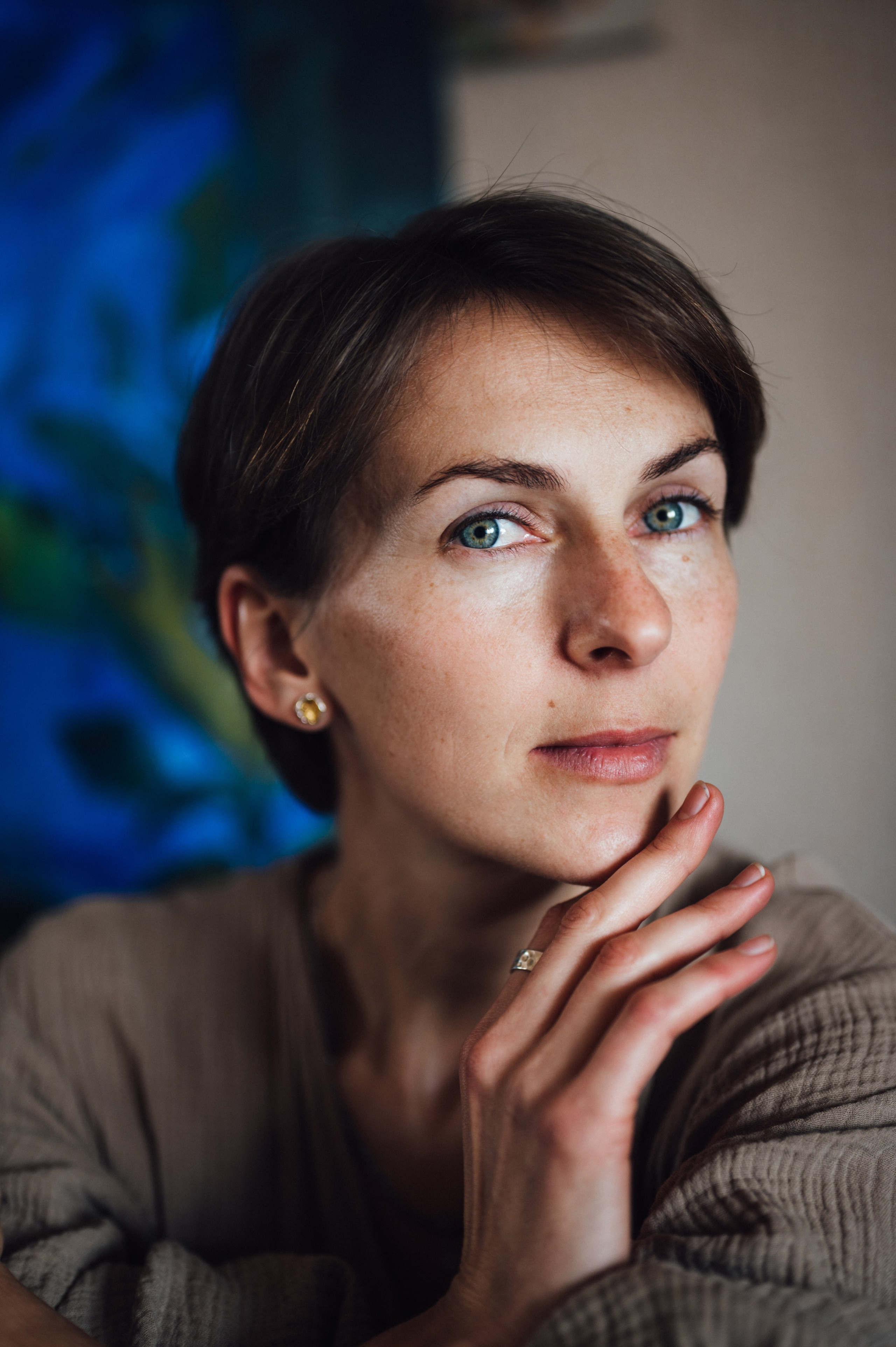 Анастасия. Фотосессия для художницы. Мария Кобзева, фотограф в Ялте, Крым