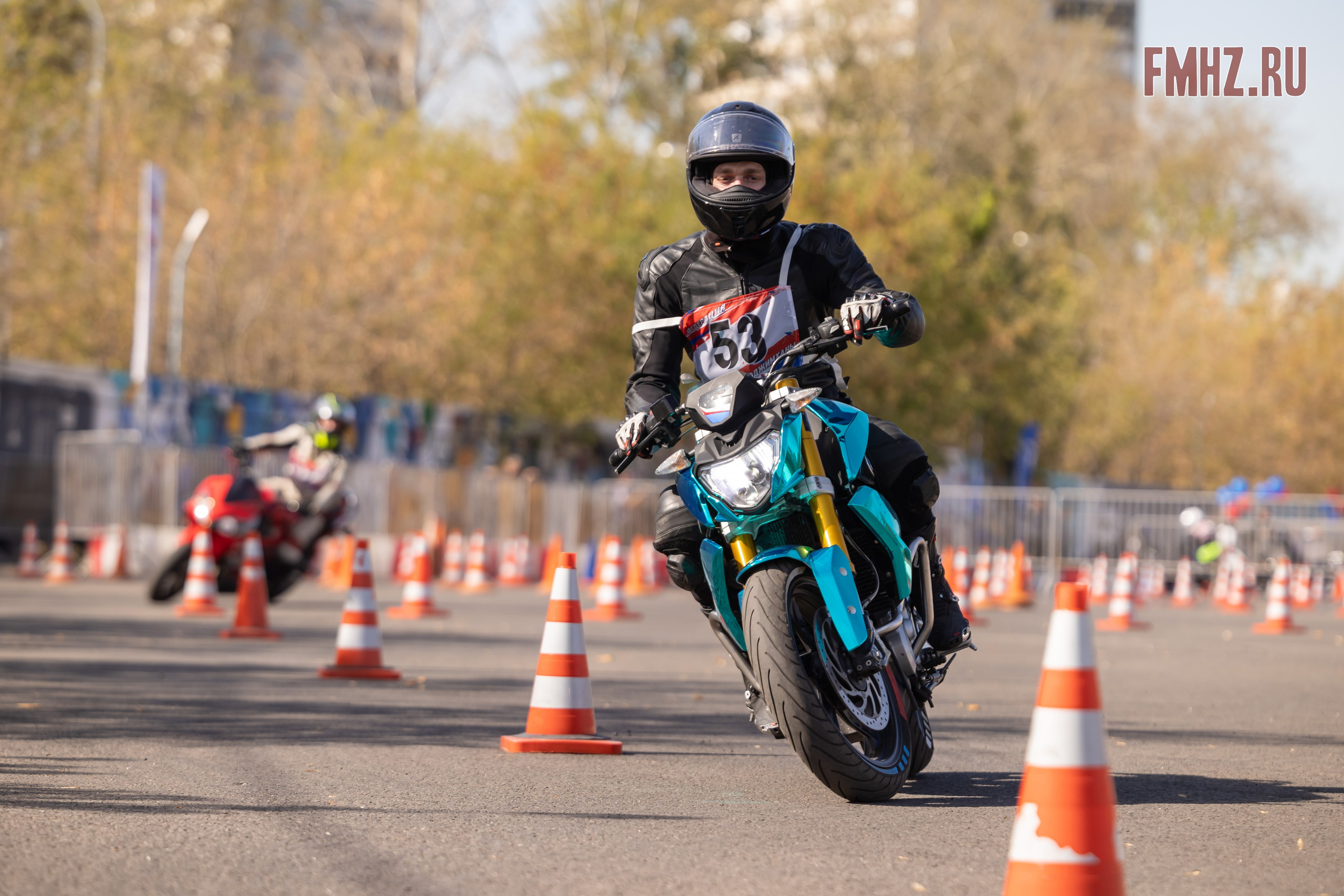 Соревнования по мотоджимхане на площадке Мосгортранс 15.09.2024. Фотограф Владимир Охрименко