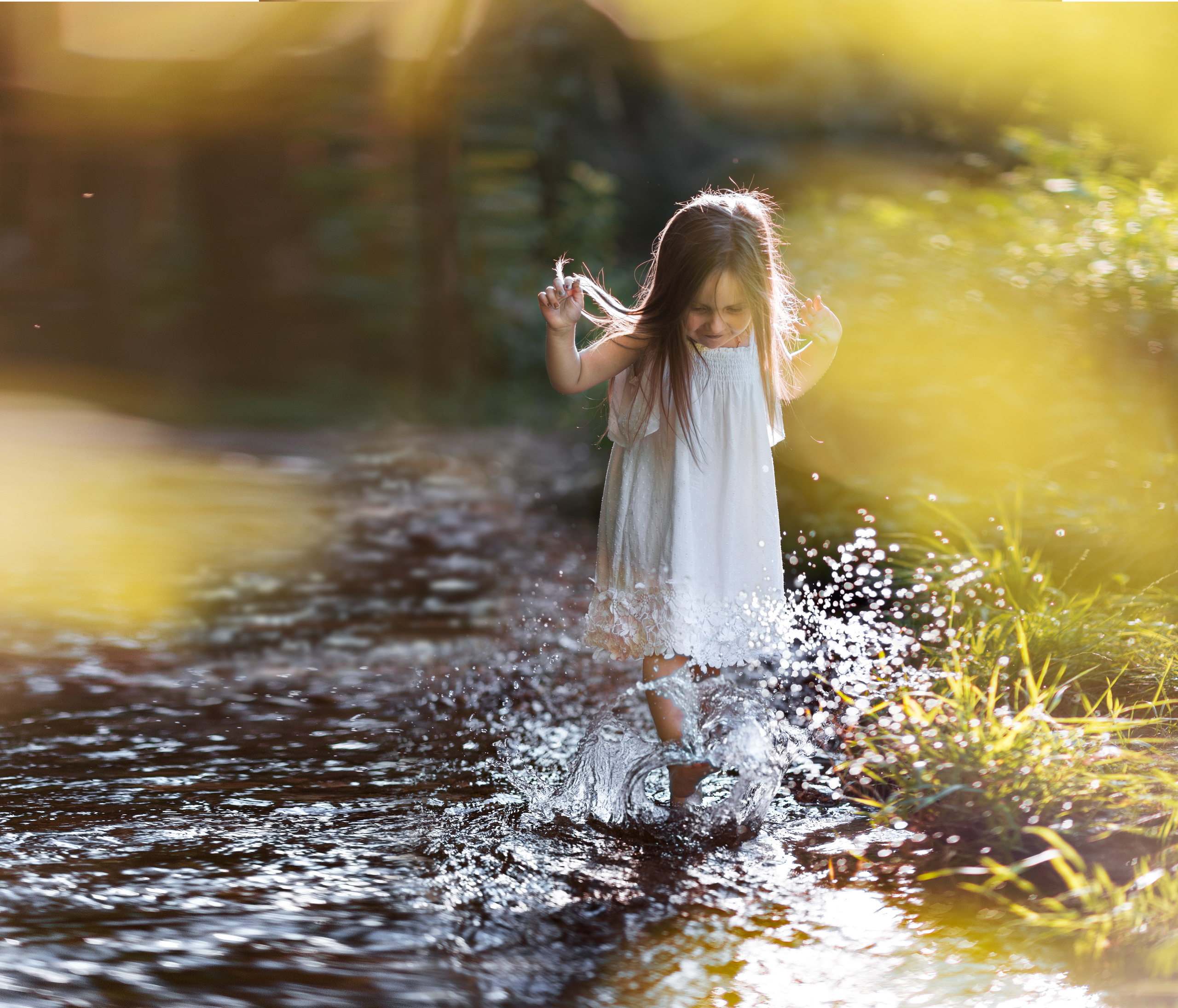 Босиком по лужам и родникам!