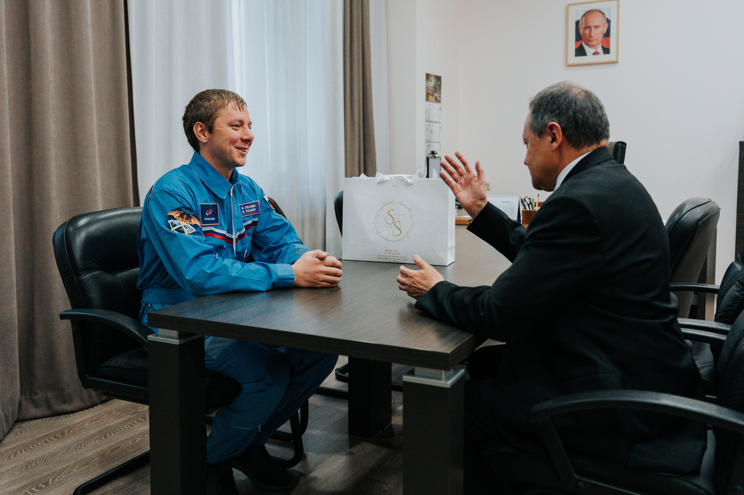 Визит космонавта Кирилла Пескова в СибГУ им. М. Ф. Решетнёва. Репортажный фотограф Красноярск