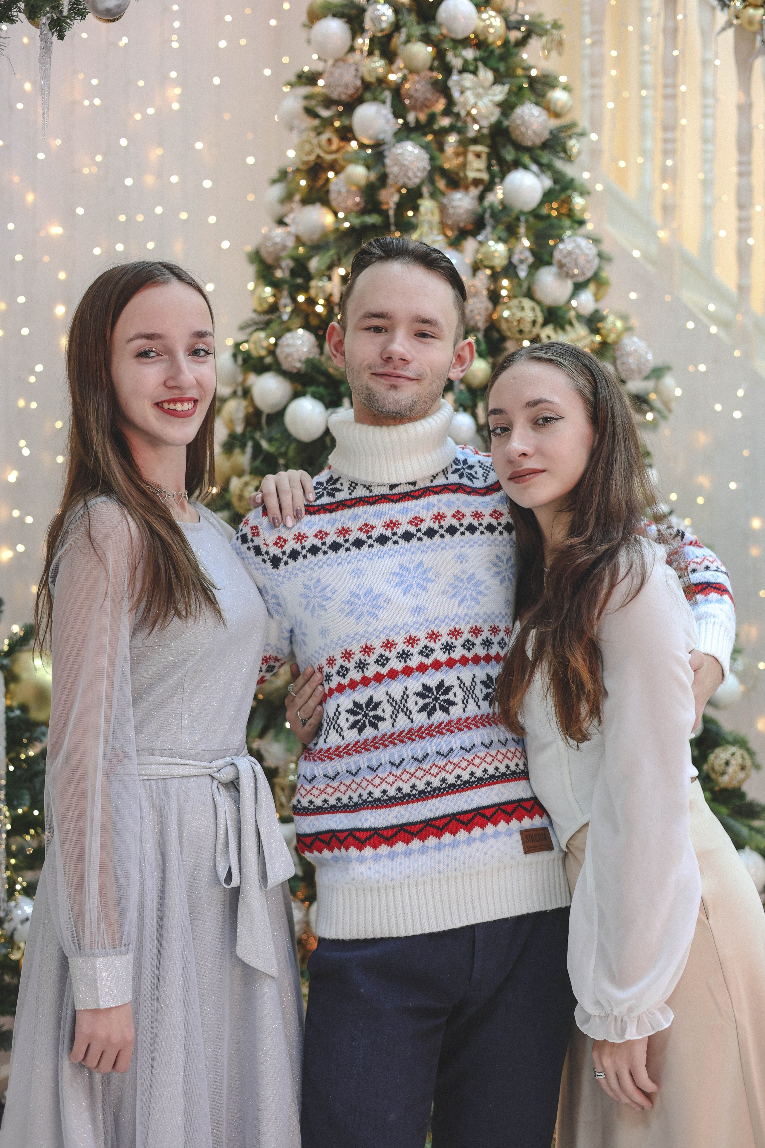 Новогодняя история «Ирина и ее семья». Фотограф в Москве Анастасия Калинина