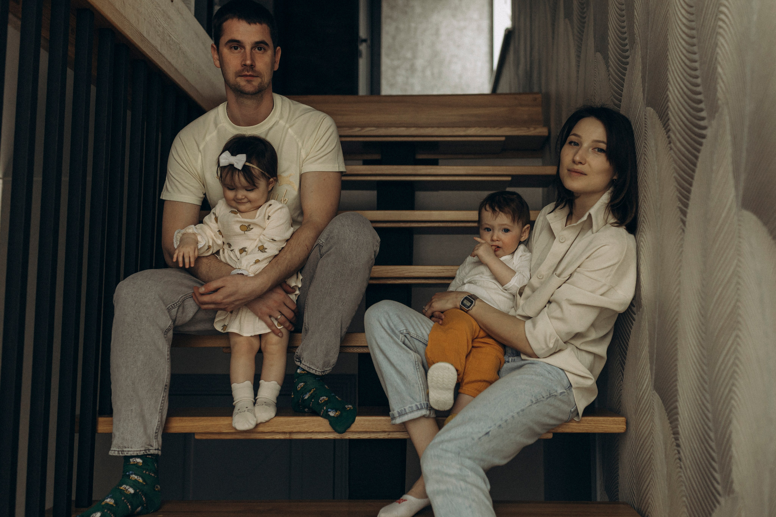 Домашняя семейная фотосессия. Семейный и детский фотограф в Рязани Васюгова Мария