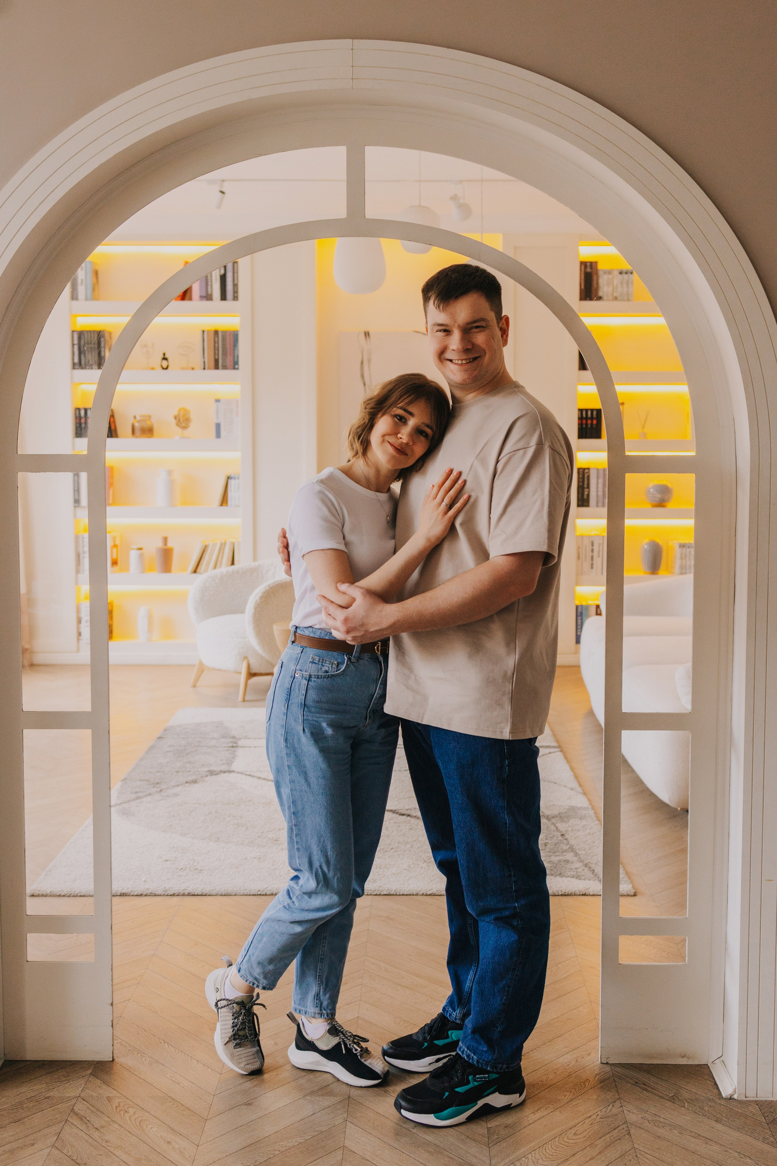 Большая семья. Домашняя фотосессия