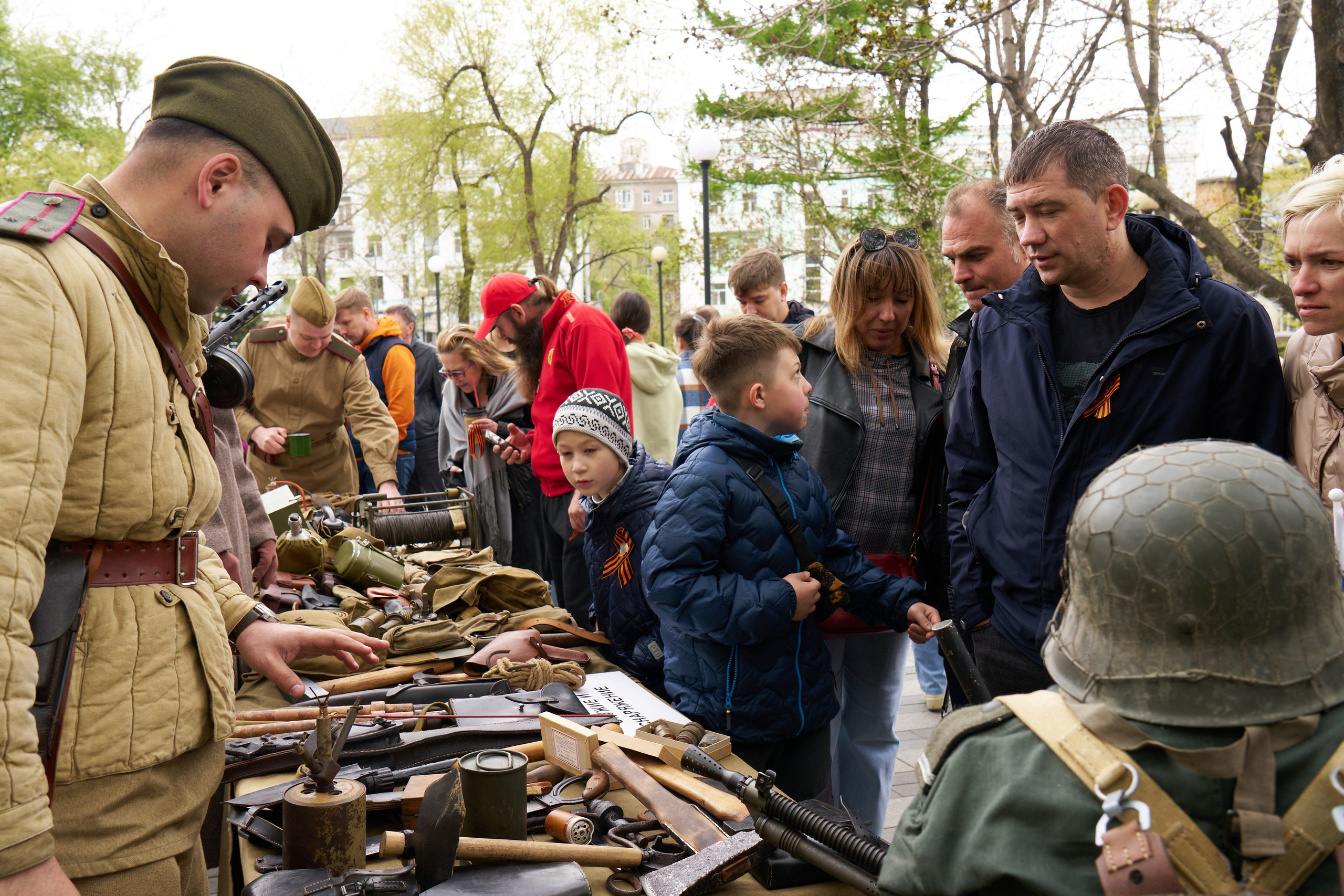 Реконструкция, посвящённая 9 мая. Профессиональный репортажный фотограф Инесса Иминова