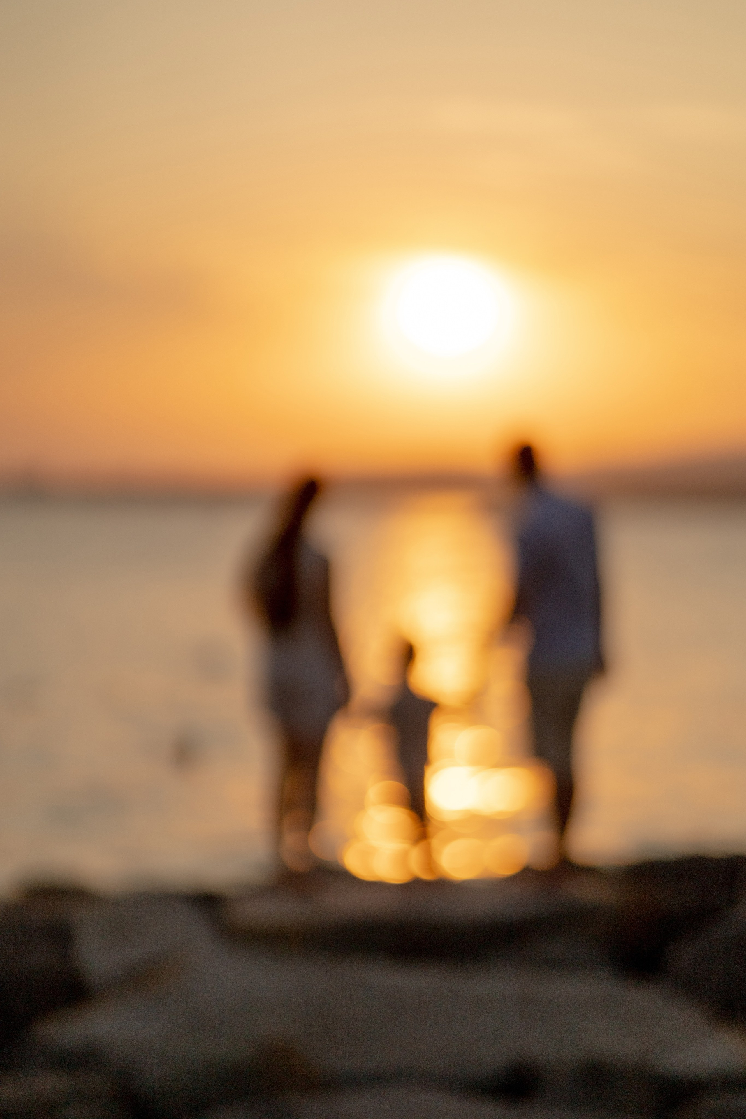 Закат на пляже Метрополь. Семейный и портретный фотограф в Геленджике Любовь Бодрова