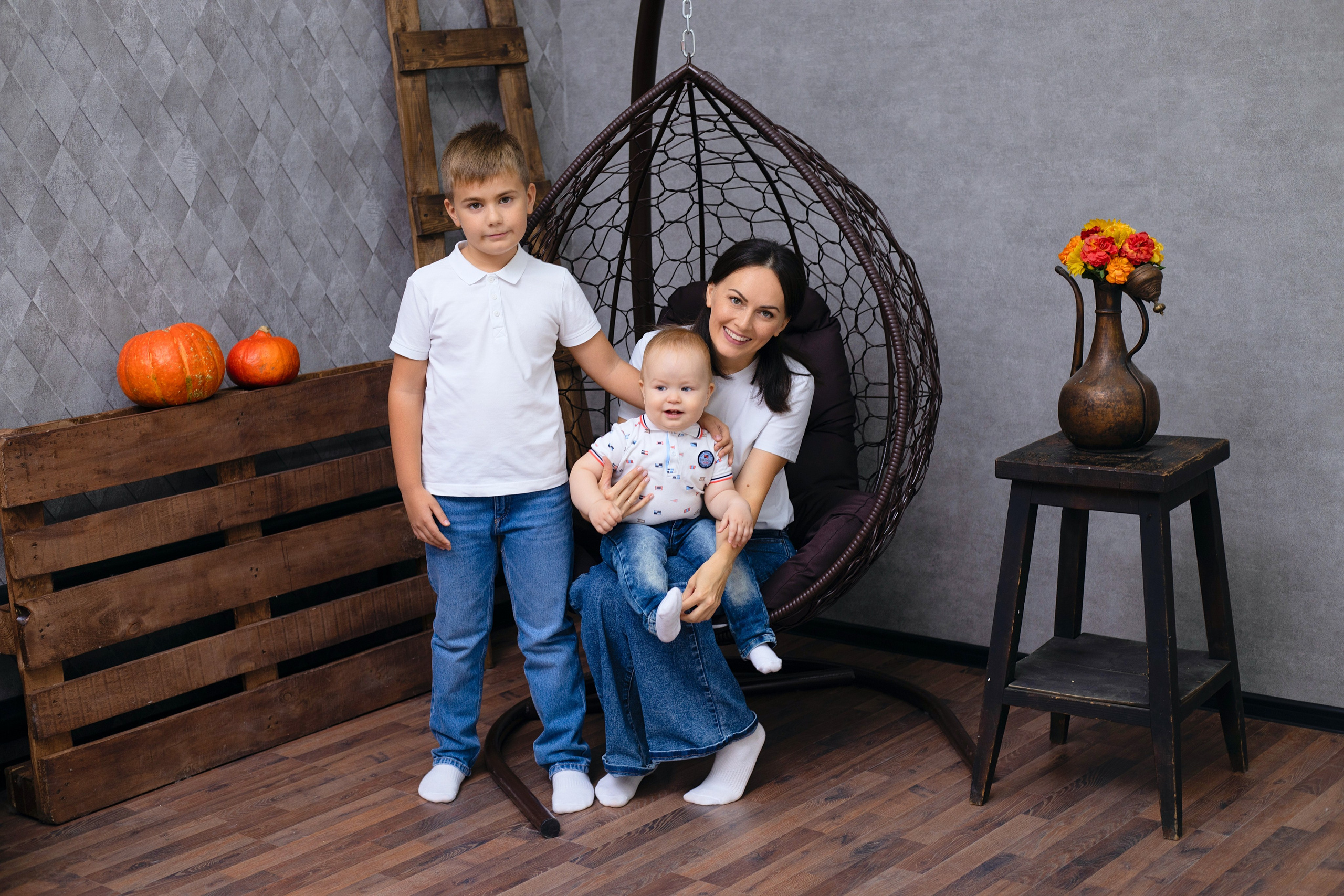 Семейная съемка и годик. Фотограф новорожденных Химки, Красногорск, Мытищи и Москва Елена Третьяк