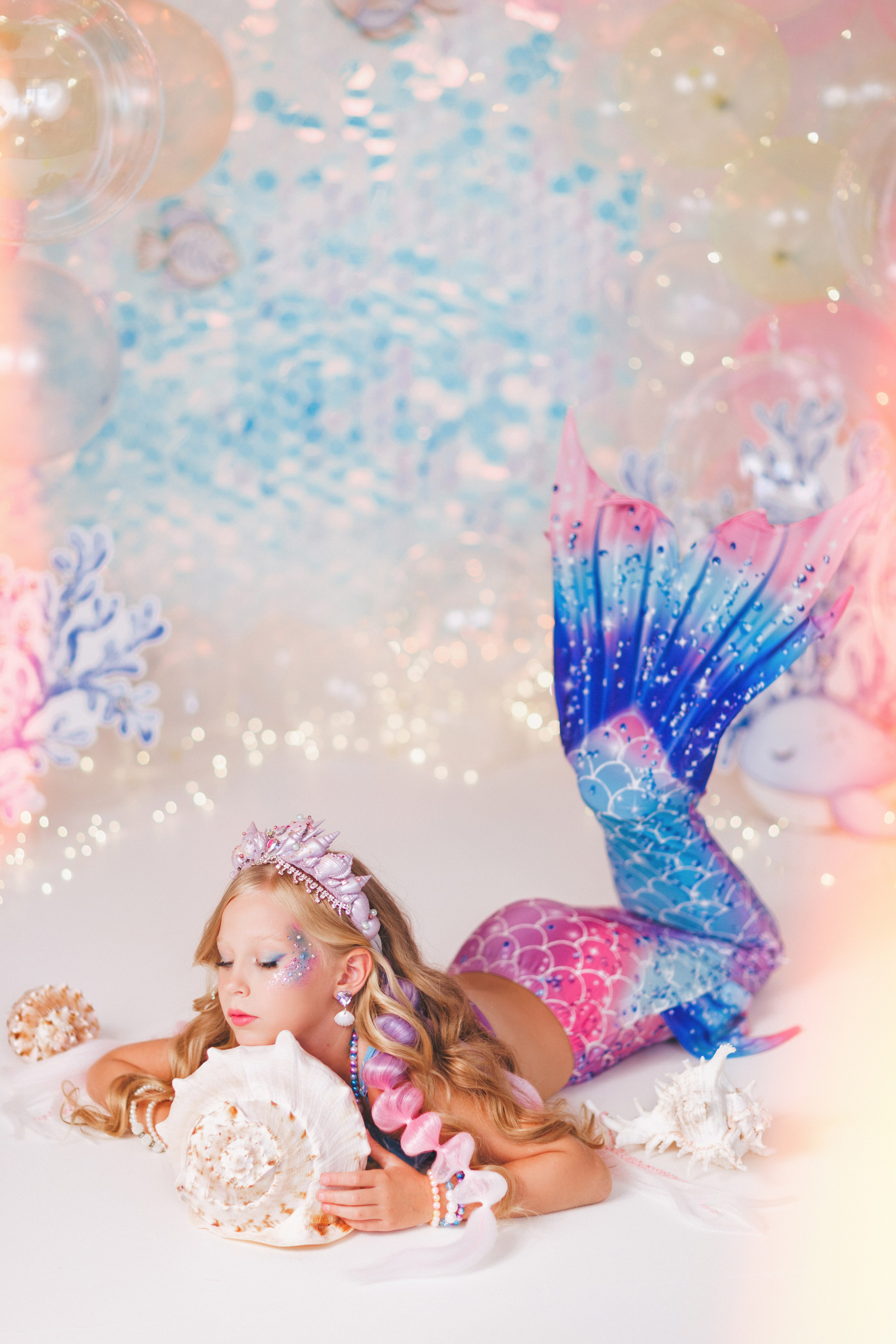 Детская фотосессия в образе «РУСАЛОЧКА», город Краснодар. Семейный и детский фотограф в Краснодаре Анна Трашкова