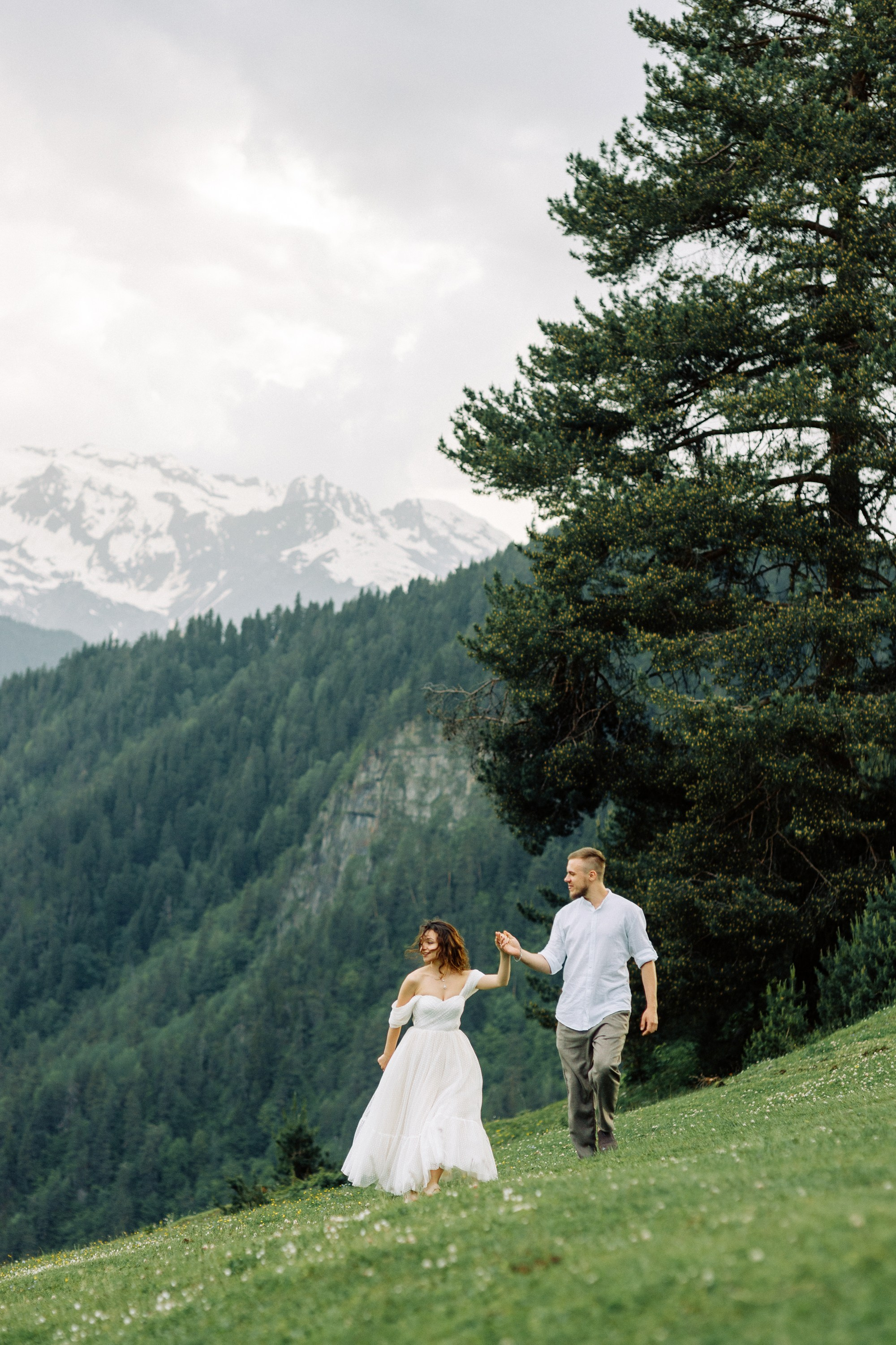 Свадьба в горах Сванетии в Грузии