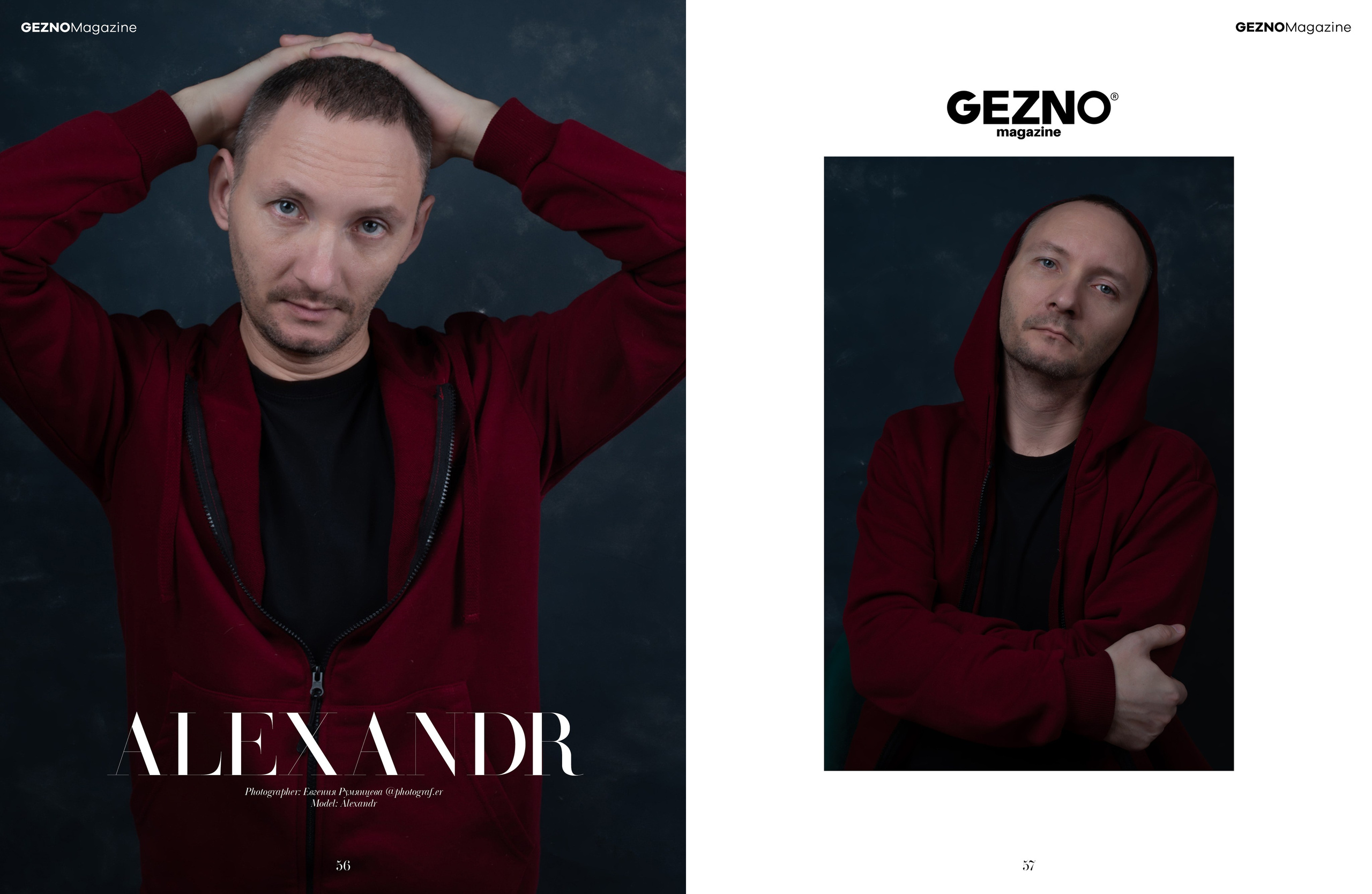 Фотосессия мужская для Александра. Фотографии опубликовали в глянцевом журнале GENCO