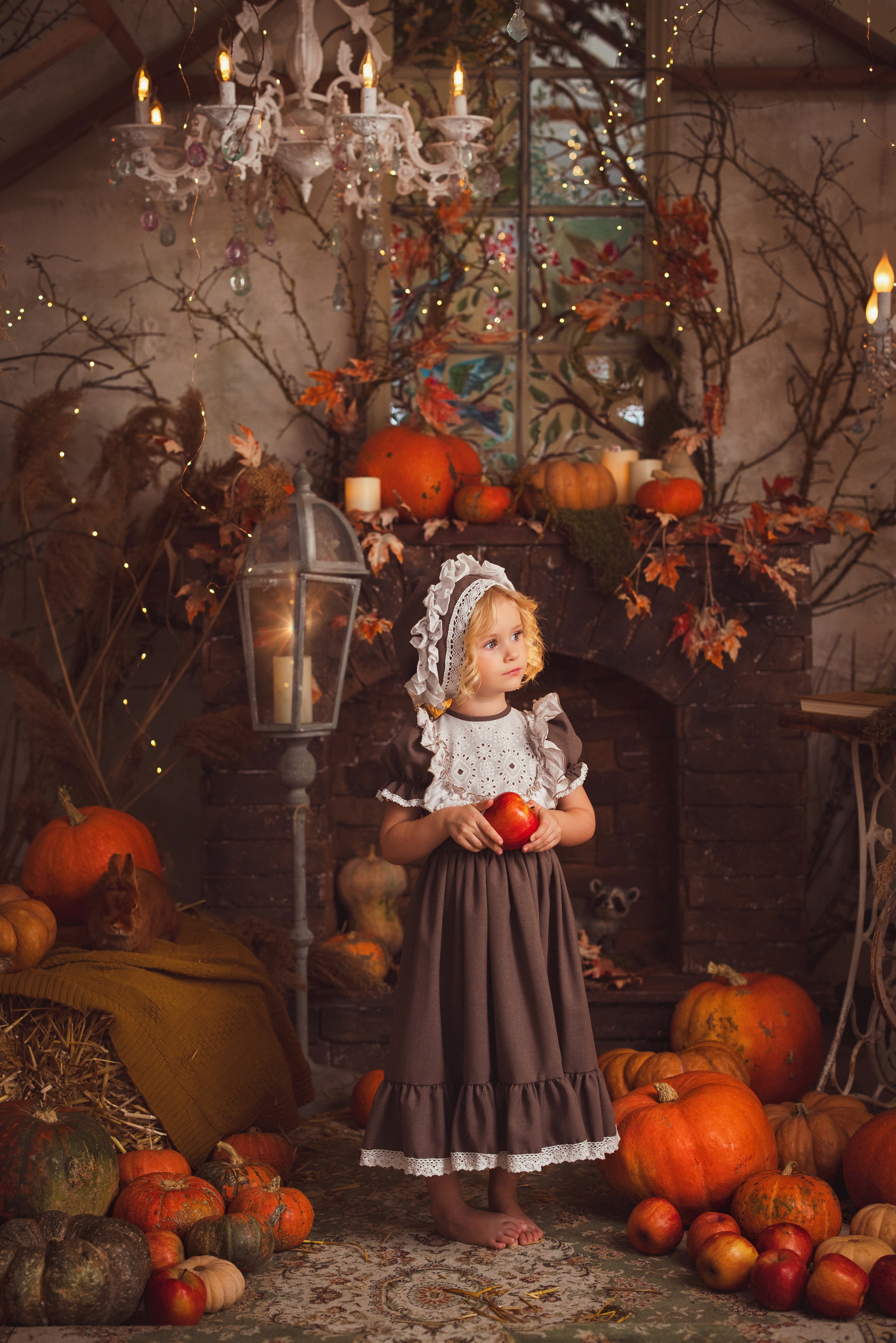 Детская осенняя фотосессия в фотостудии «Авторская». Семейный и детский фотограф в Краснодаре Анна Трашкова