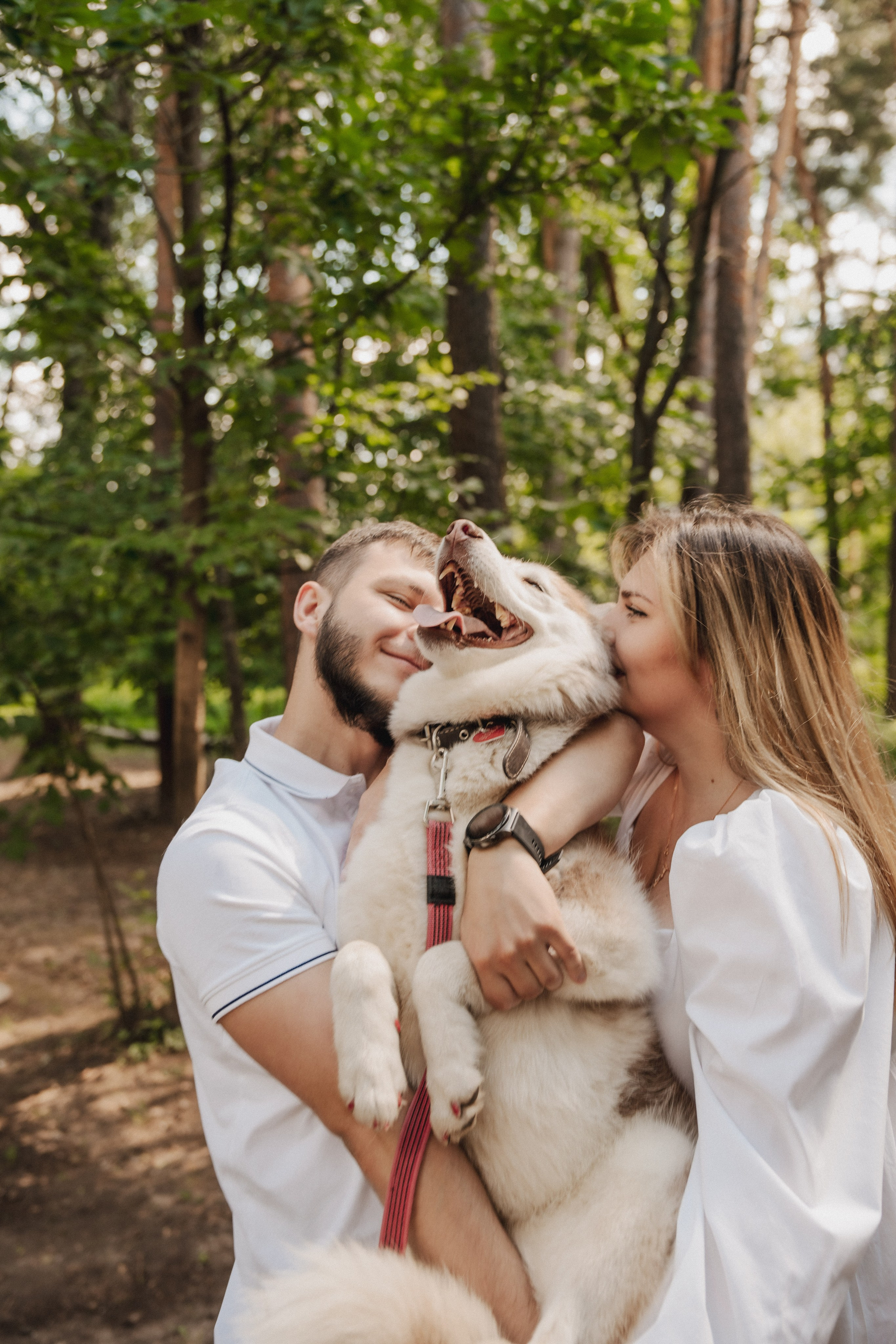 Дарья ♡ Максим ✧ Чоки — История любви, когда в семье есть хаски. Свадебный и портретный фотограф в Москве, Светлана Янковая