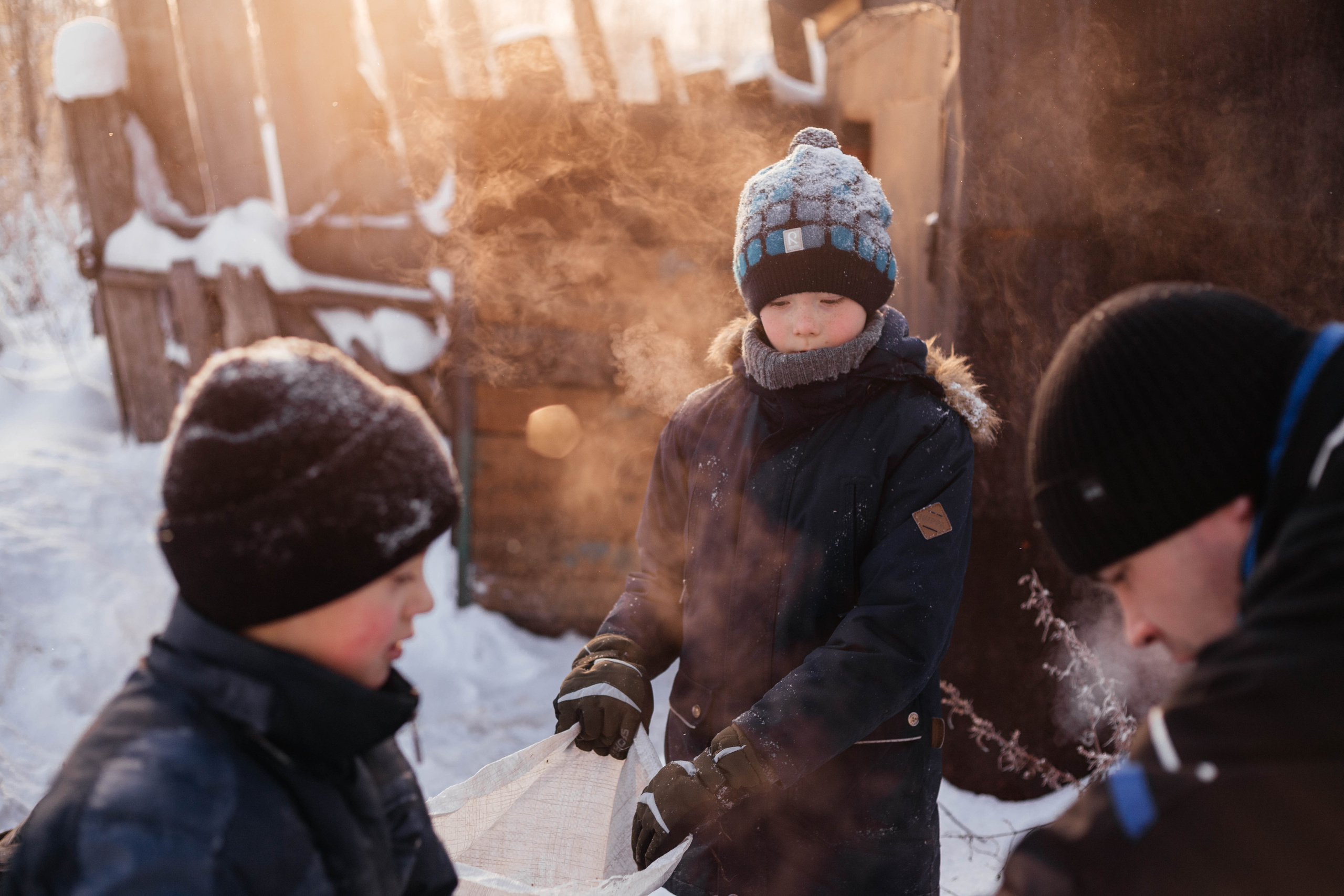Зима в деревне. Свадебный и семейный фотограф Анна Печенкина