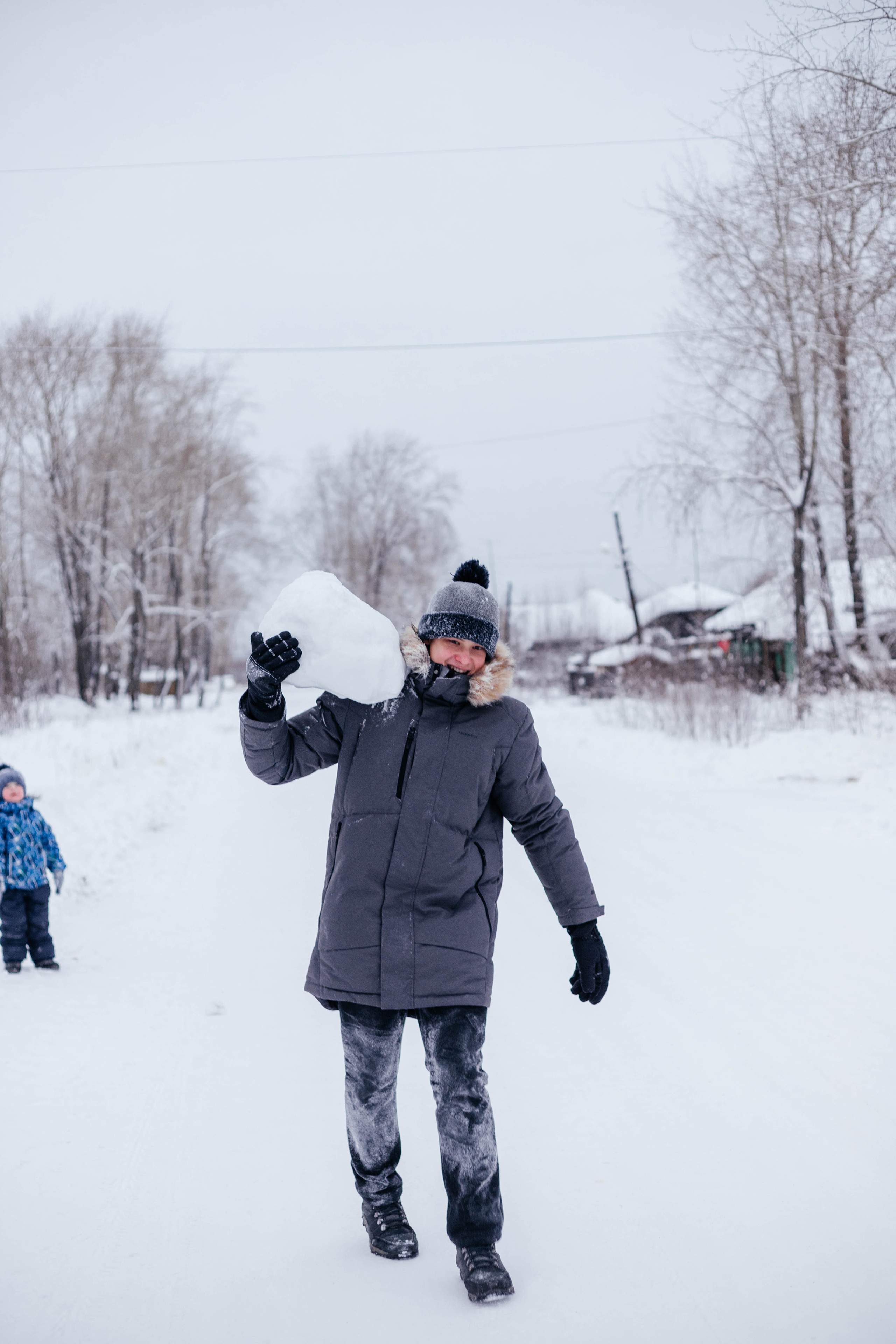 Зима в деревне. Свадебный и семейный фотограф Анна Печенкина