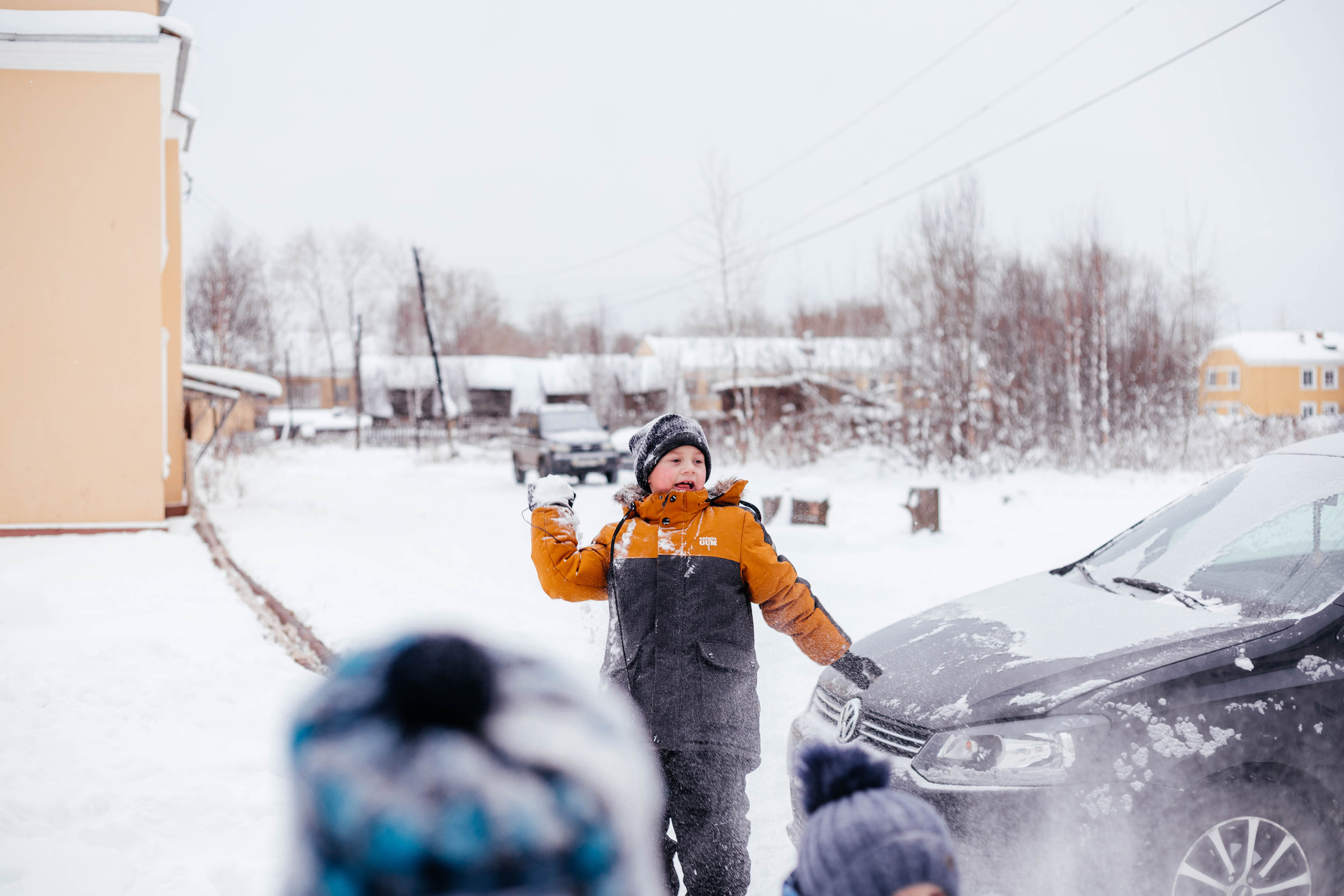 Зима в деревне. Свадебный и семейный фотограф Анна Печенкина