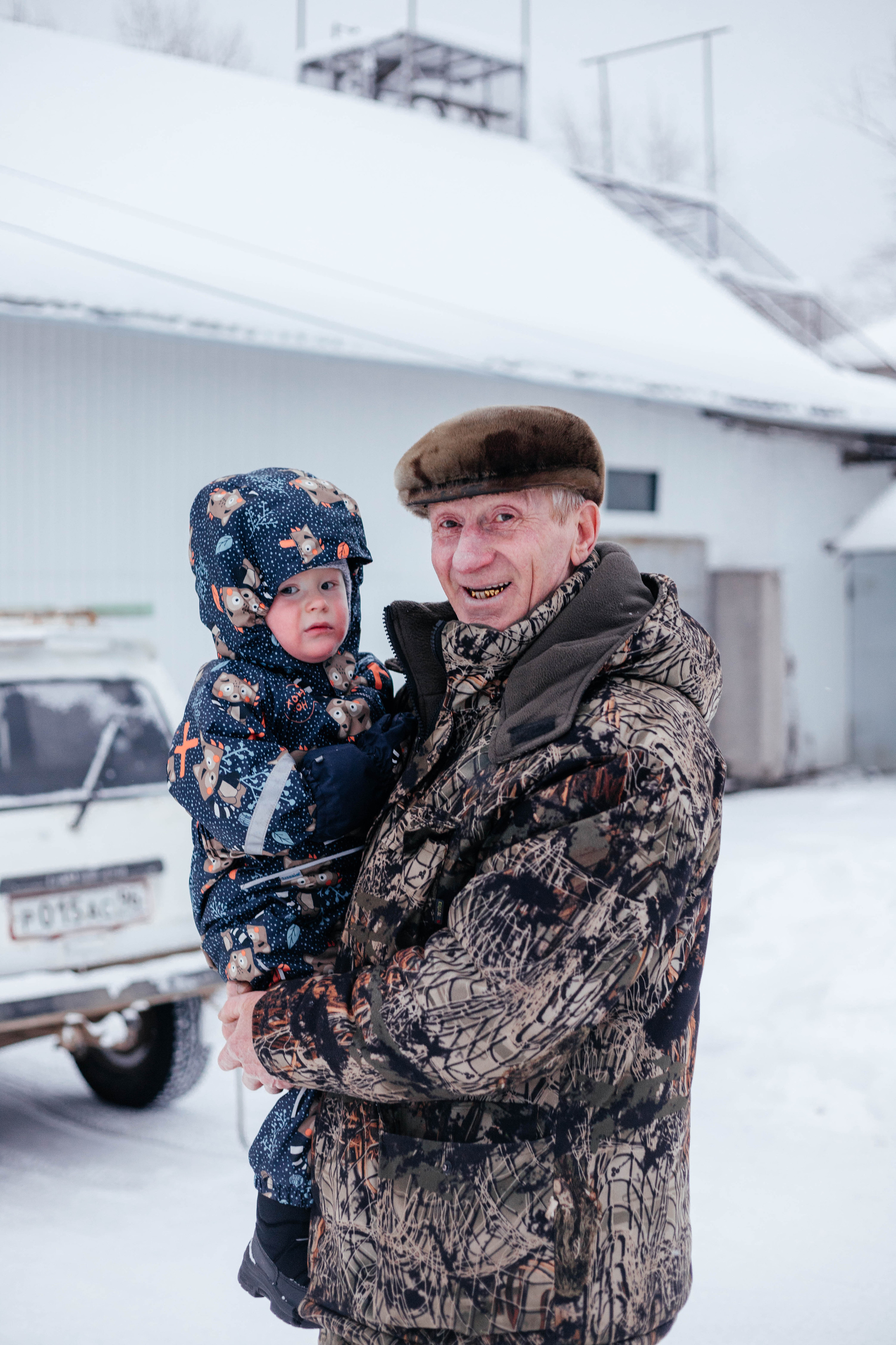 Зима в деревне. Свадебный и семейный фотограф Анна Печенкина